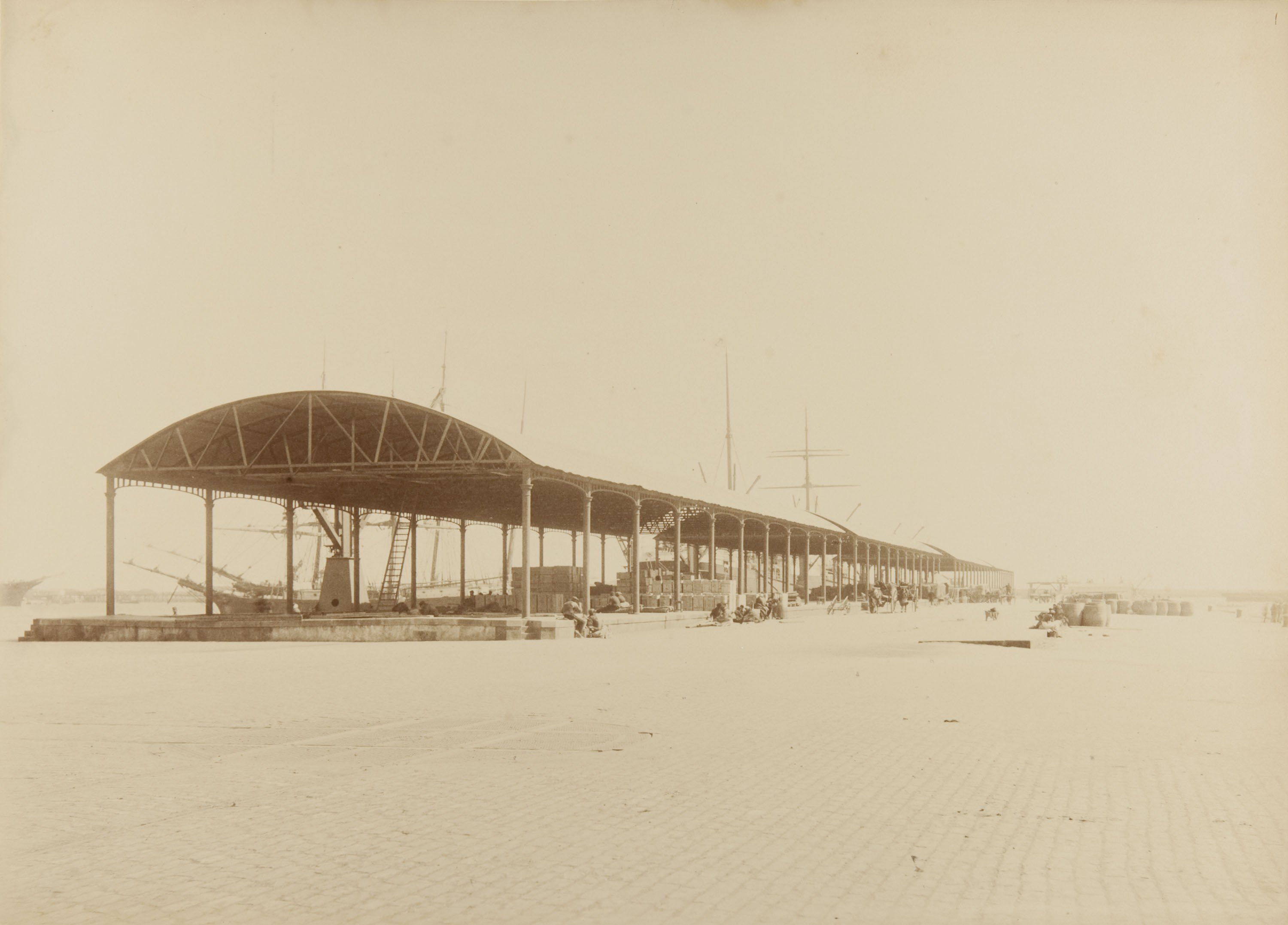 image for: Pau Audouard - Puerto de Barcelona. Muelle de Barcelona - Maig de 1888
