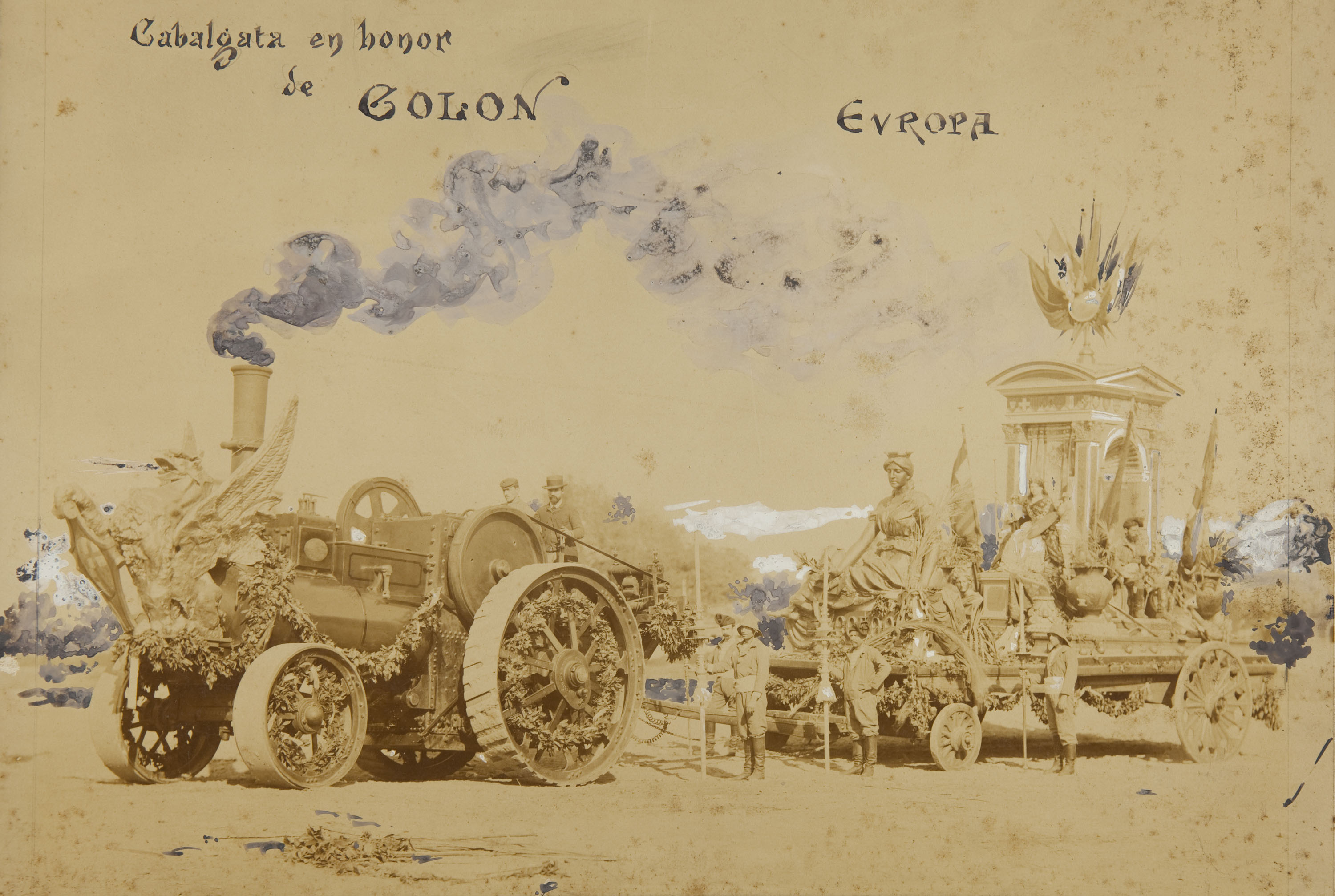 image for: Pau Audouard - Cabalgata en honor de Colon. Europa - 1888
