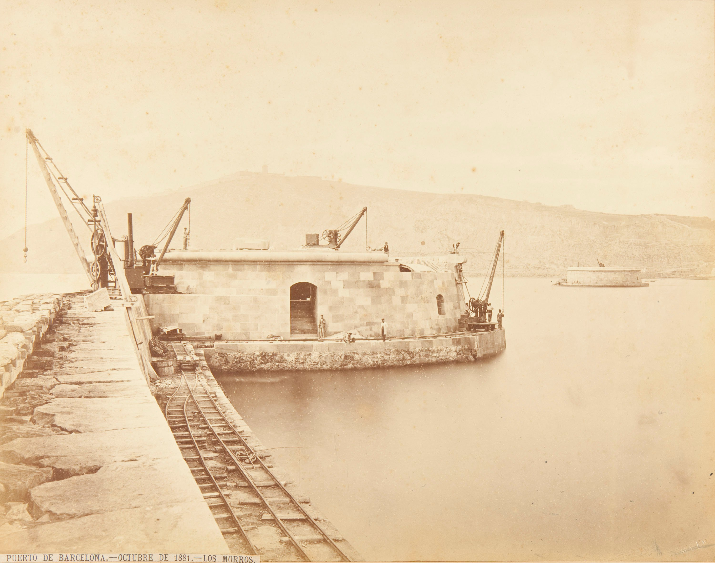 image for: Marc Sala Camarasa - Puerto de Barcelona. Octubre de 1881. Los Morros - Octubre de 1881