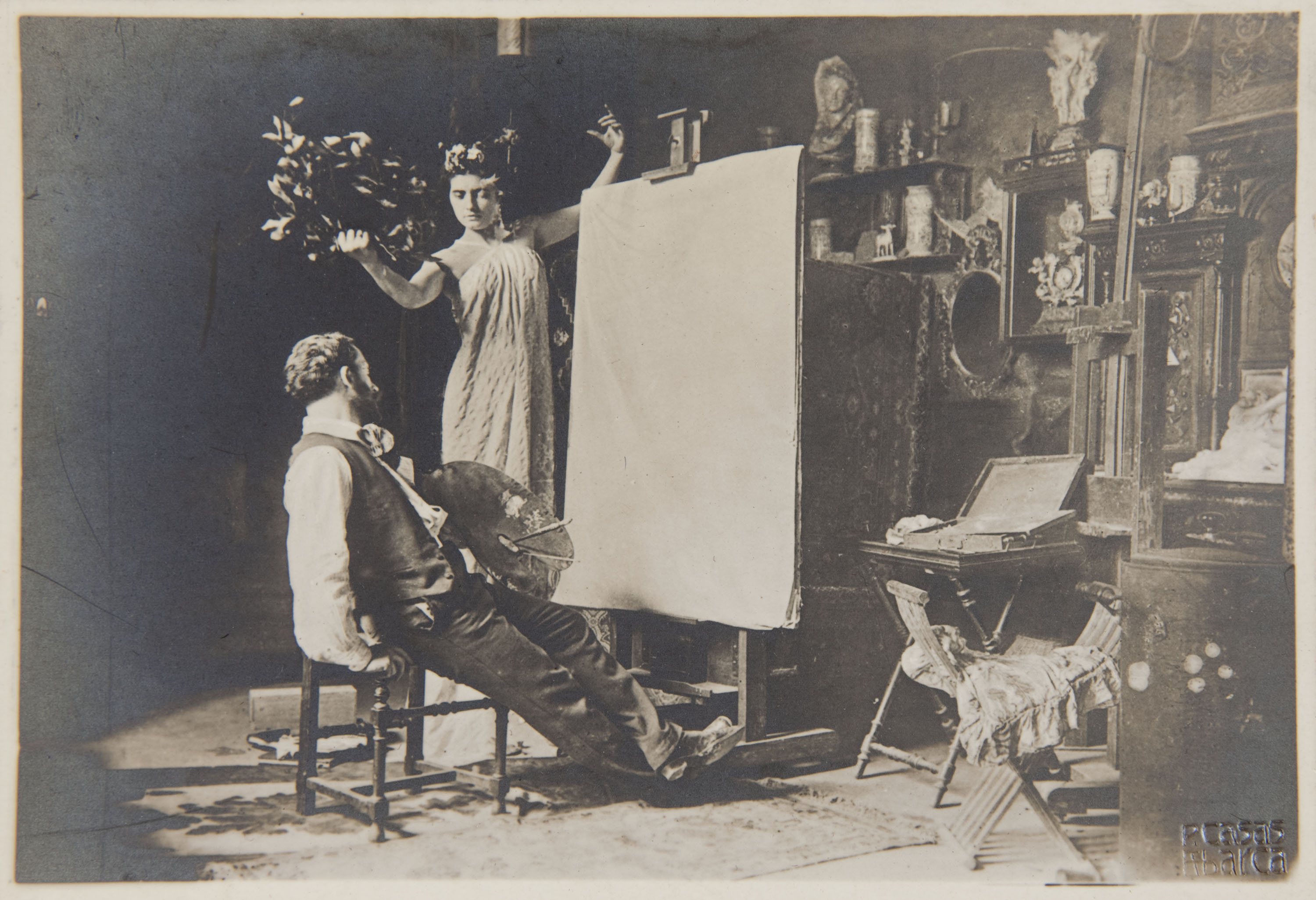 image for: Pere Casas Abarca - Sense títol - Cap a 1900
