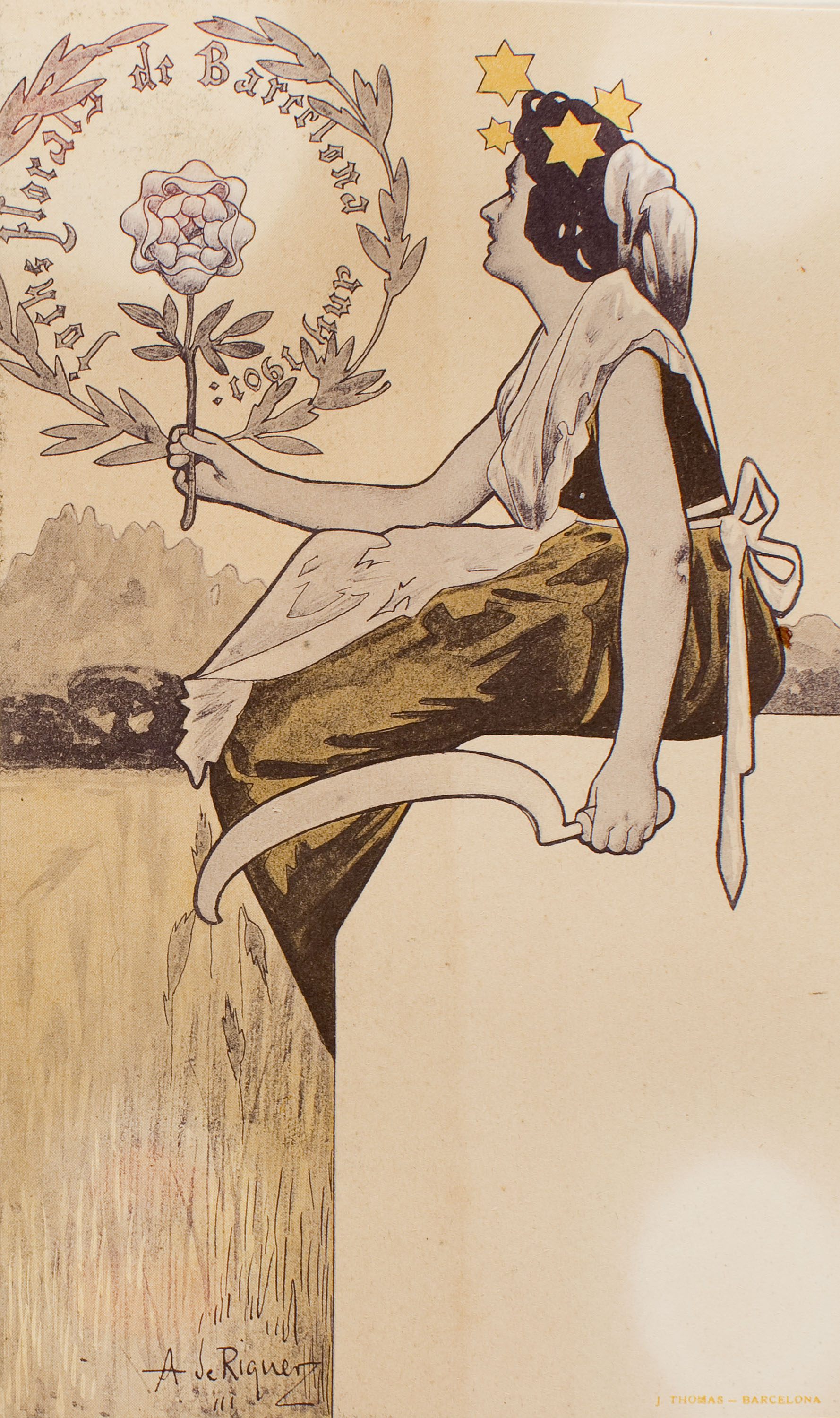 image for: Alexandre de Riquer - Jochs Florals de Barcelona any 1901 - 1901