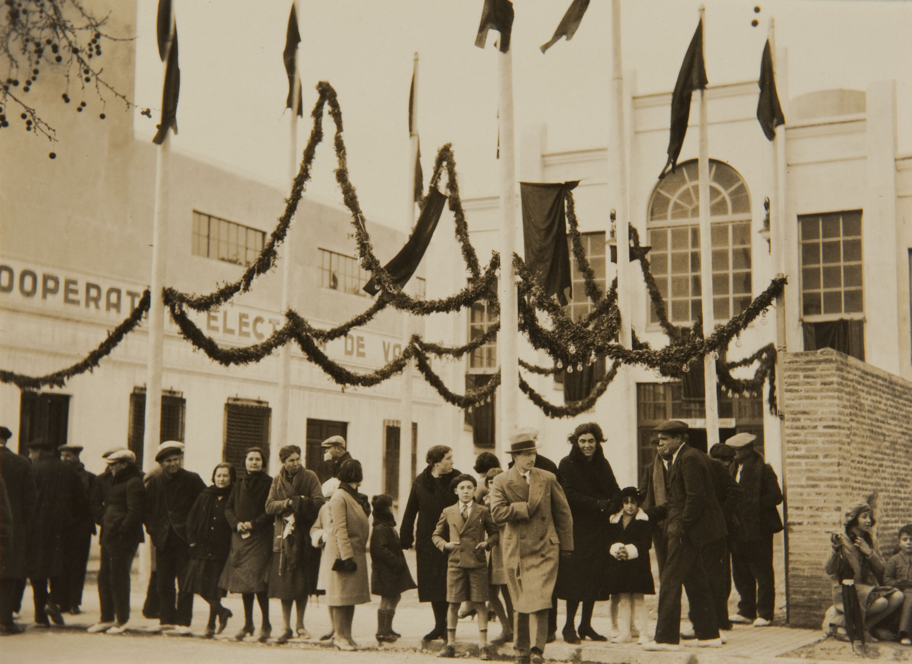 image for: Pere Català Pic - Benedicció de la Cooperativa Elèctrica, d&#039;aquesta obra magna representativa del redreçament col·lectiu del nostre poble - 1931