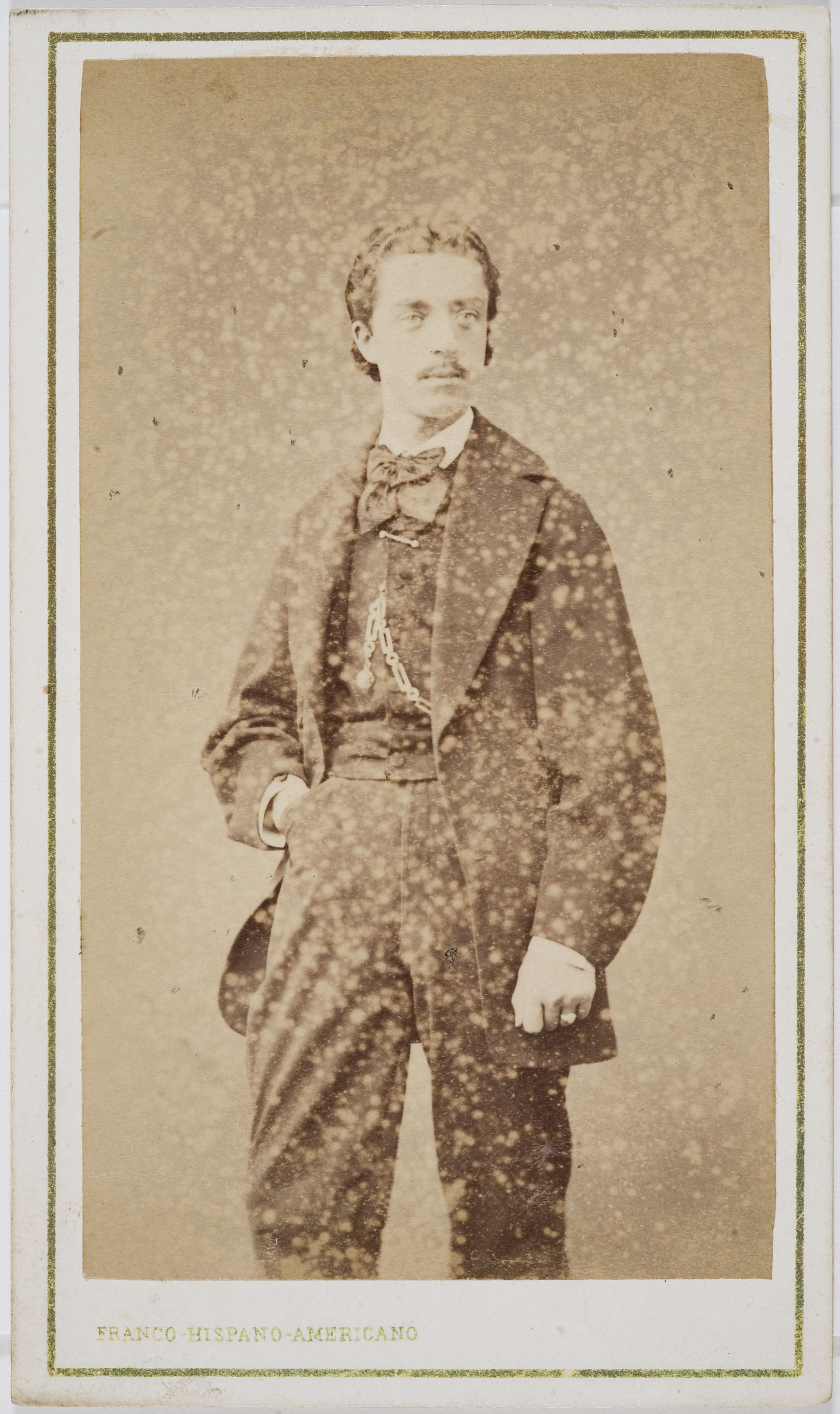 image for: Fotografía Franco Hispano Americano. Barcelona - Retrat d&#039;home - Cap a 1860