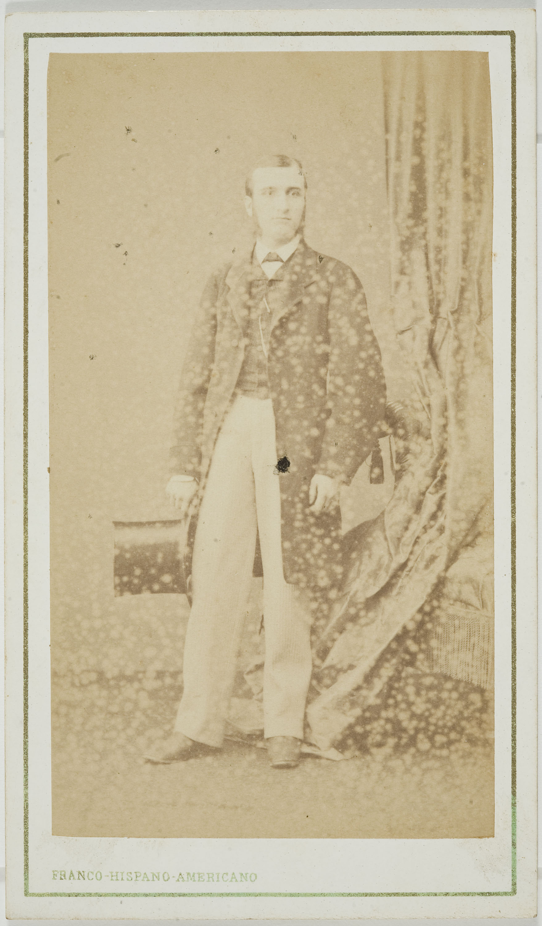 image for: Fotografía Franco Hispano Americano. Barcelona - Retrat d&#039;home - Cap a 1860