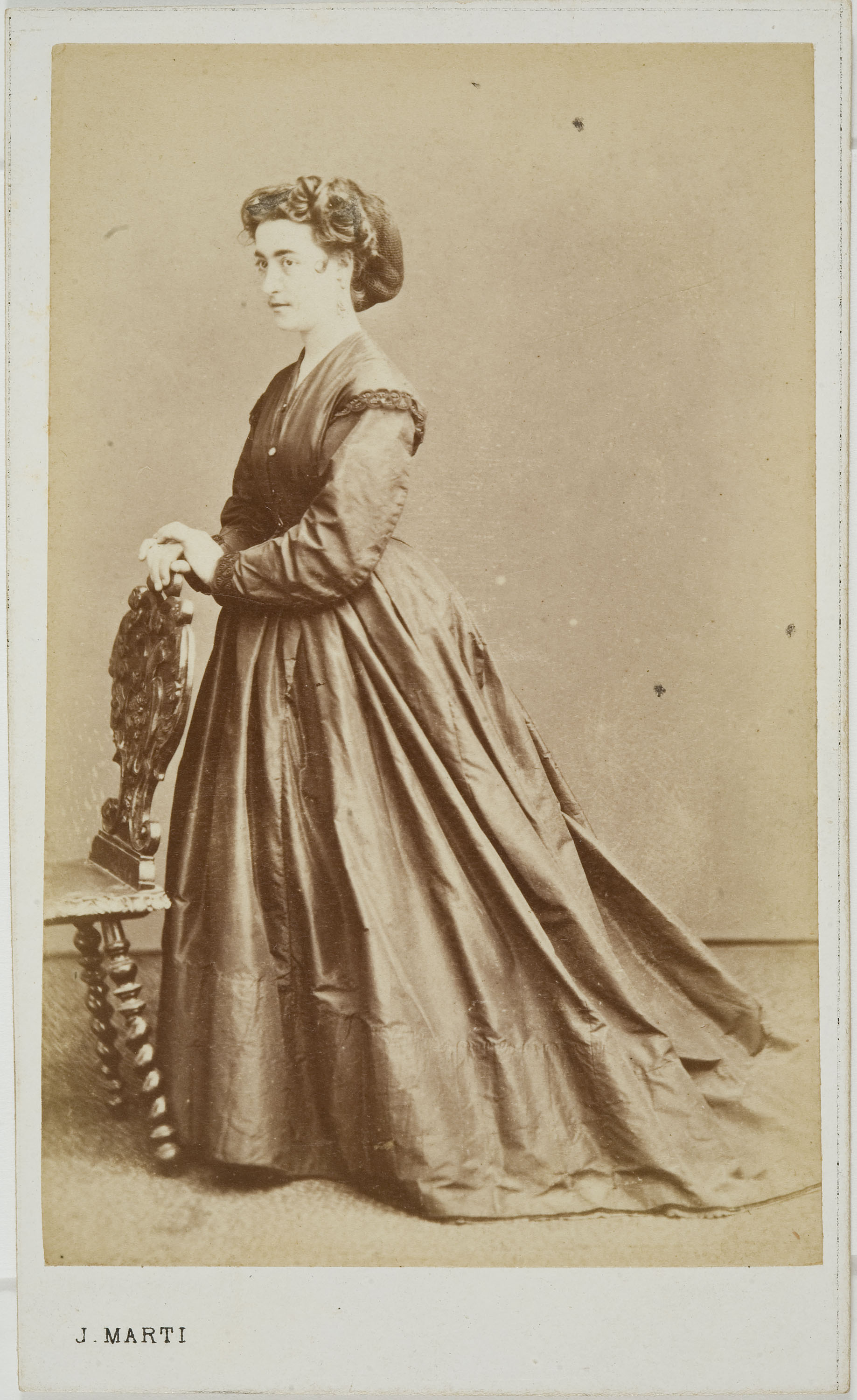 image for: Joan Martí  - Retrat de dona - Cap a 1860