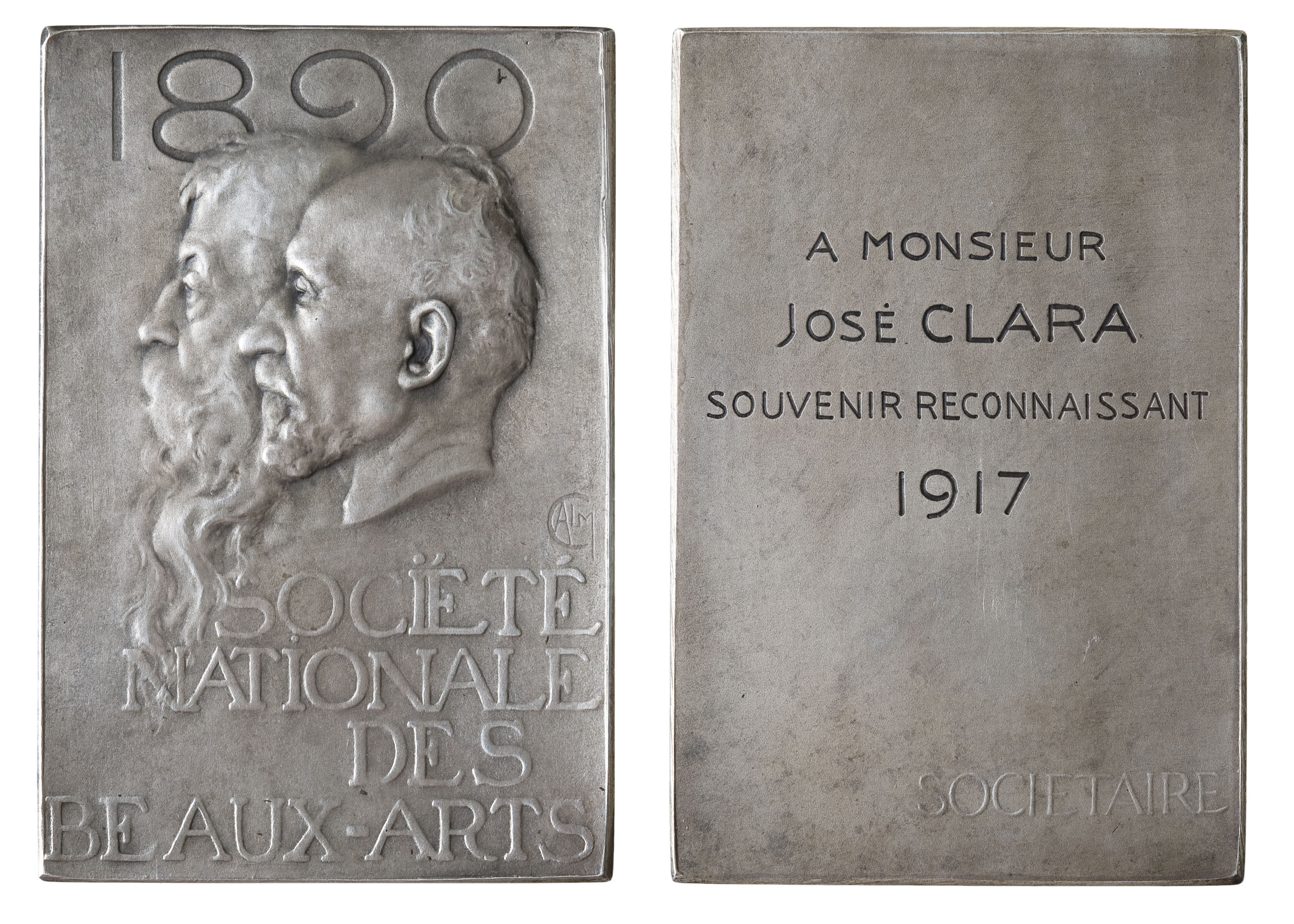 image for: Alexandre-Louis-Marie Charpentier - Societat Nacional de Belles Arts de París. Reconeixement a Josep Clarà - 1890