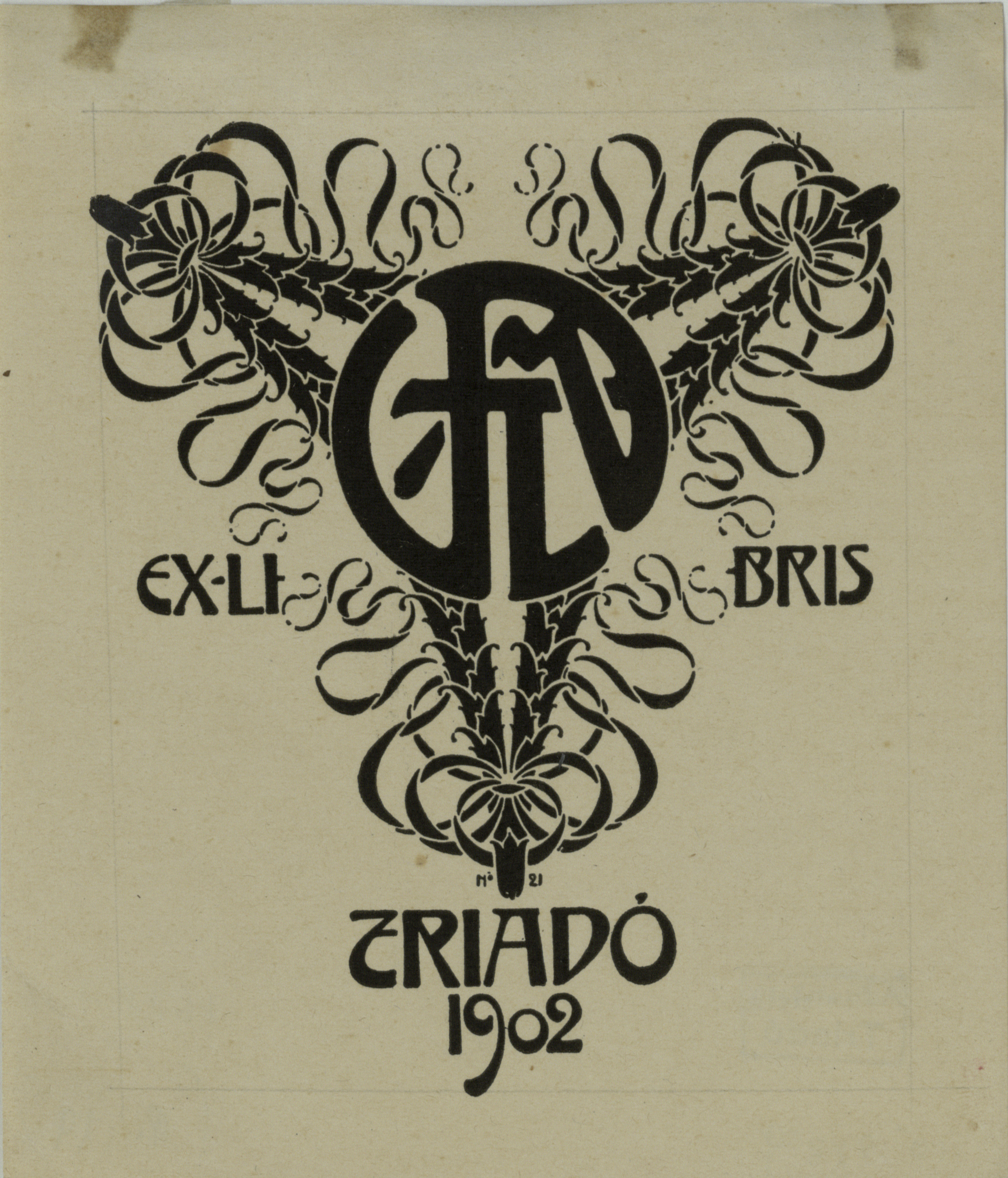 image for: Josep Triadó - Ex-libris Triadó - 1902