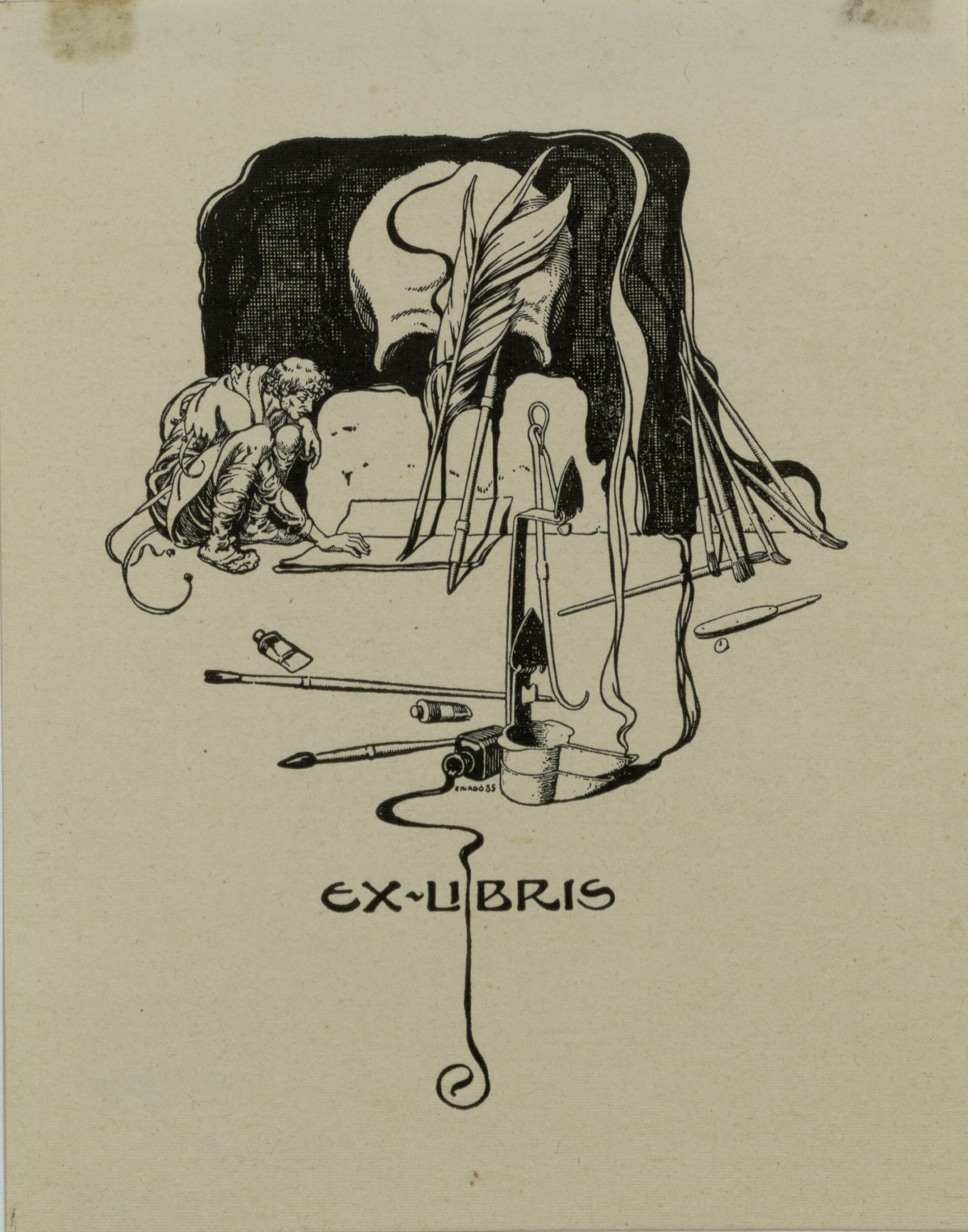 image for: Josep Triadó - Ex-libris sense títol - 1905