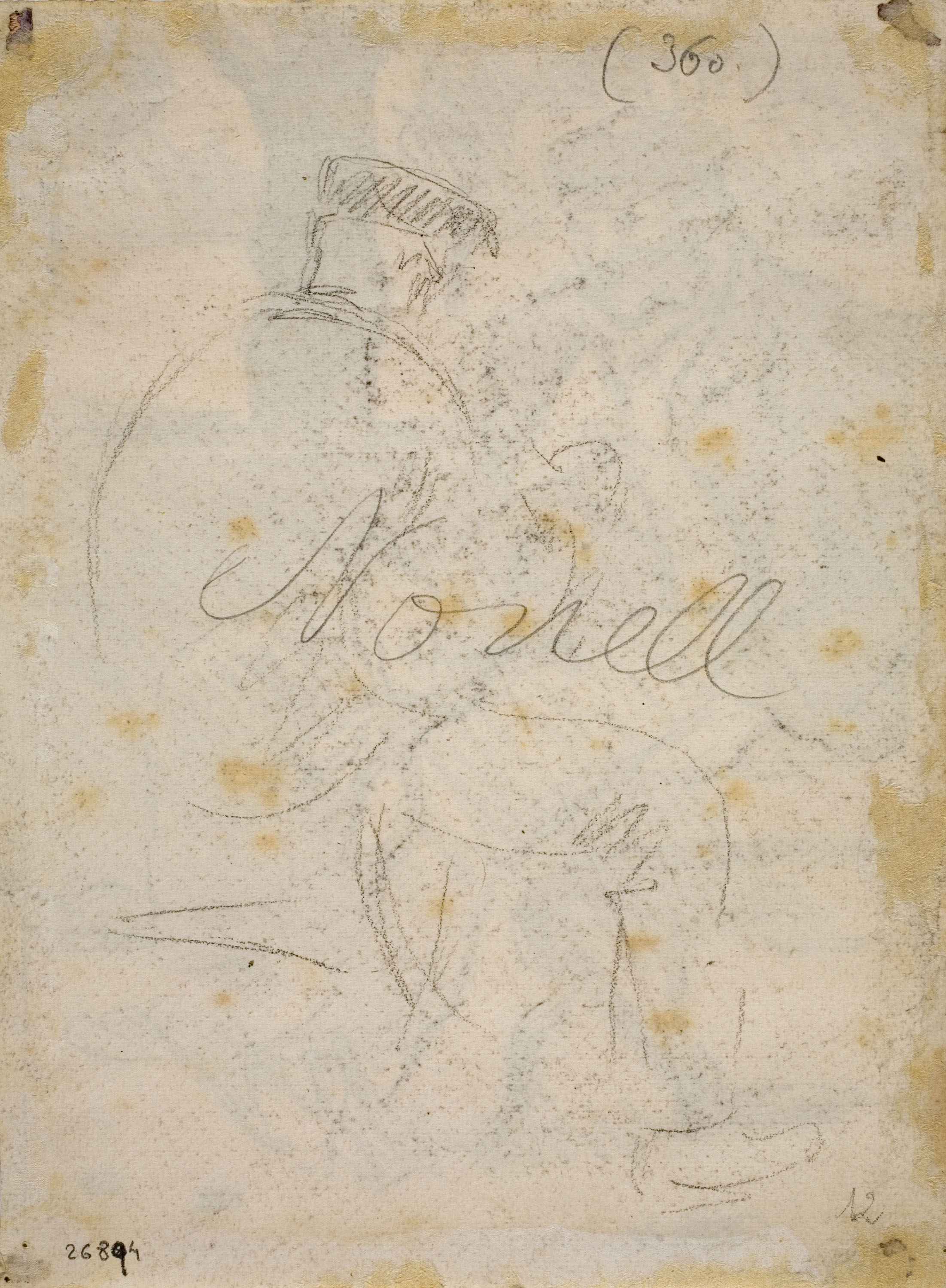 image for: Isidre Nonell - Home assegut (anvers) / Home assegut (revers) - Cap a 1890-1900 [1]