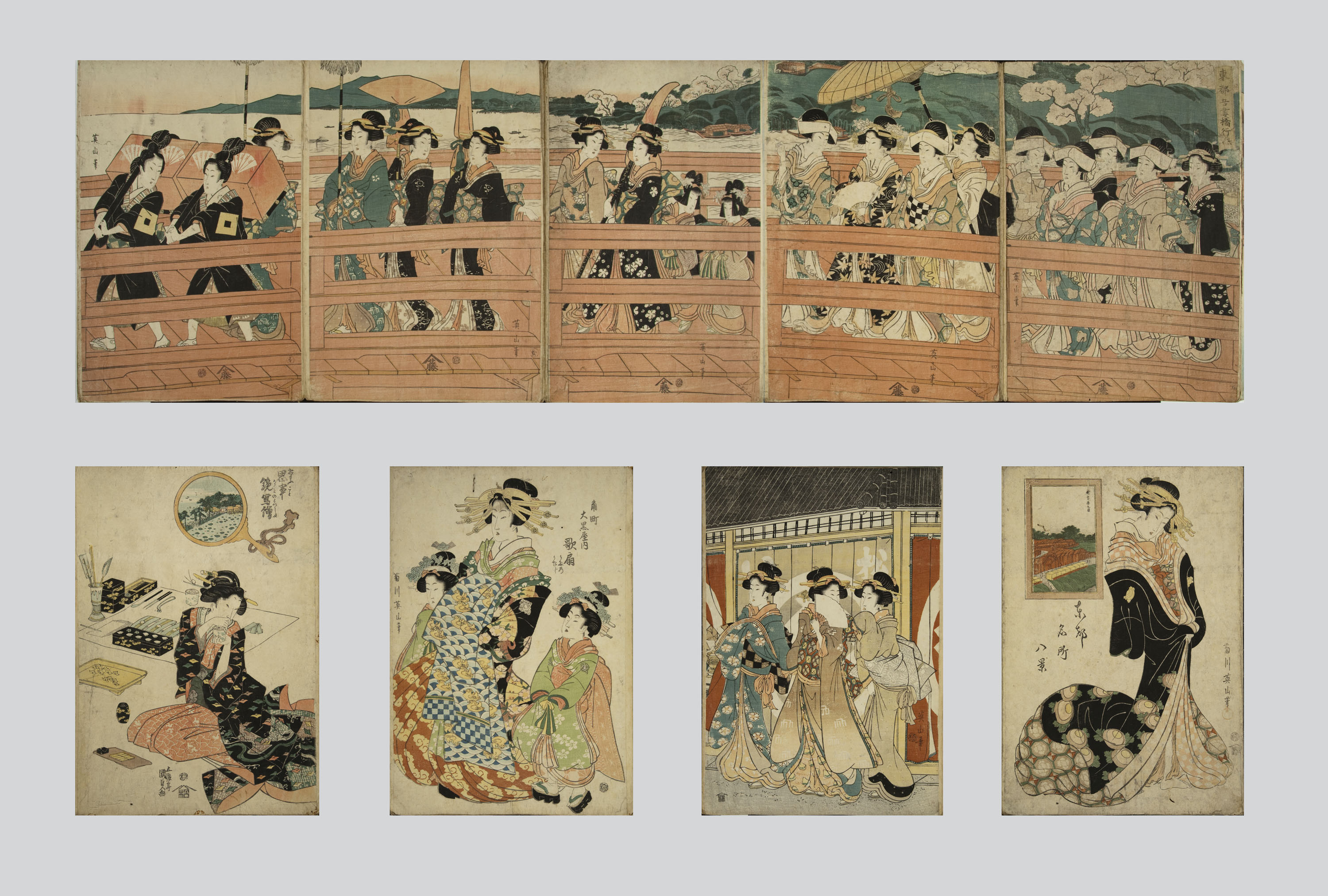 image for: Utagawa Kunisada (Toyokuni III) - Ukiyo-e (àlbum amb cinquanta-dues estampes) - Finals del segle XVIII – mitjan segle XIX