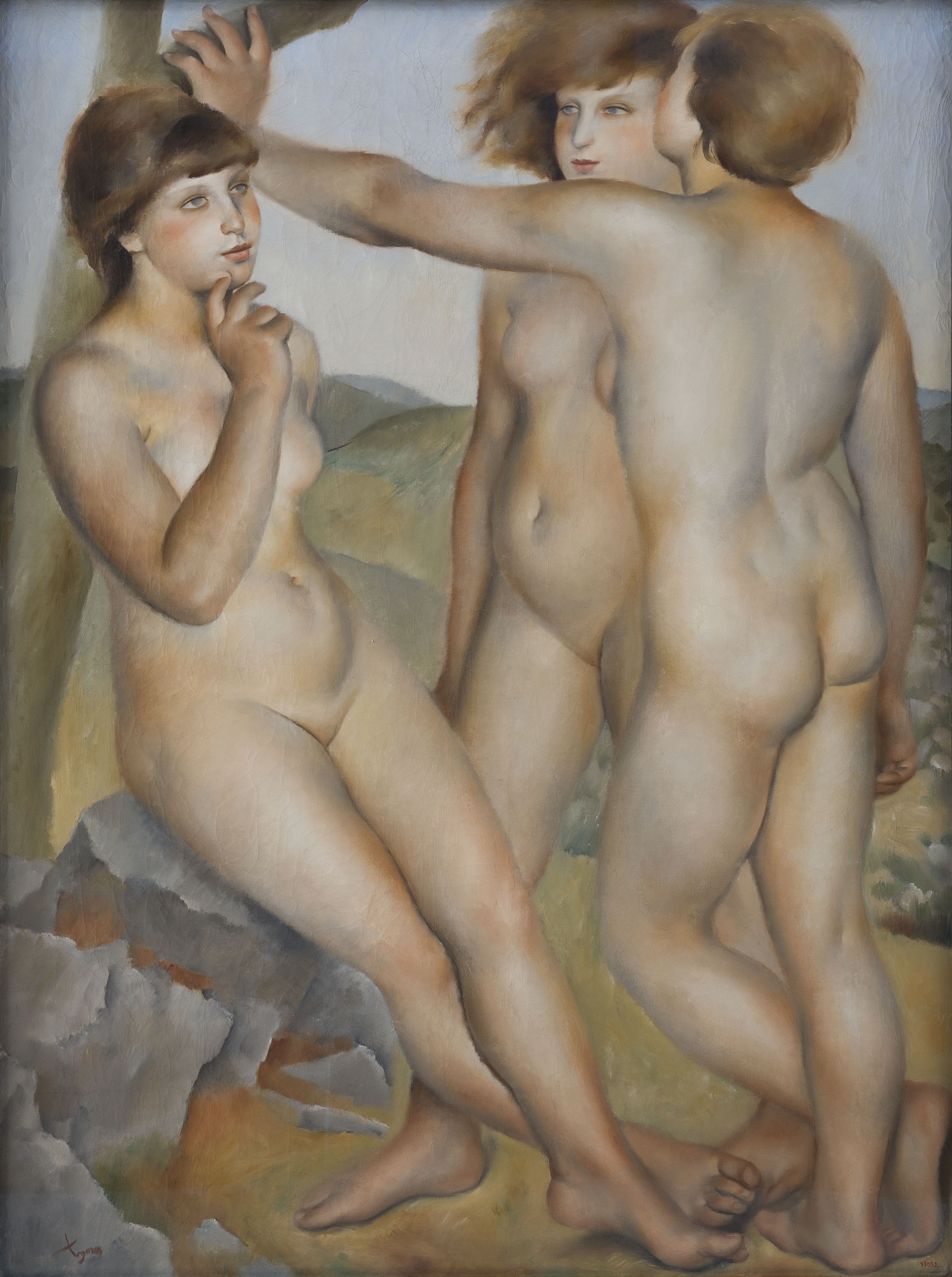 image for: Josep de Togores - Tres nus - Comps sur l&#039;Artuby, 1924
