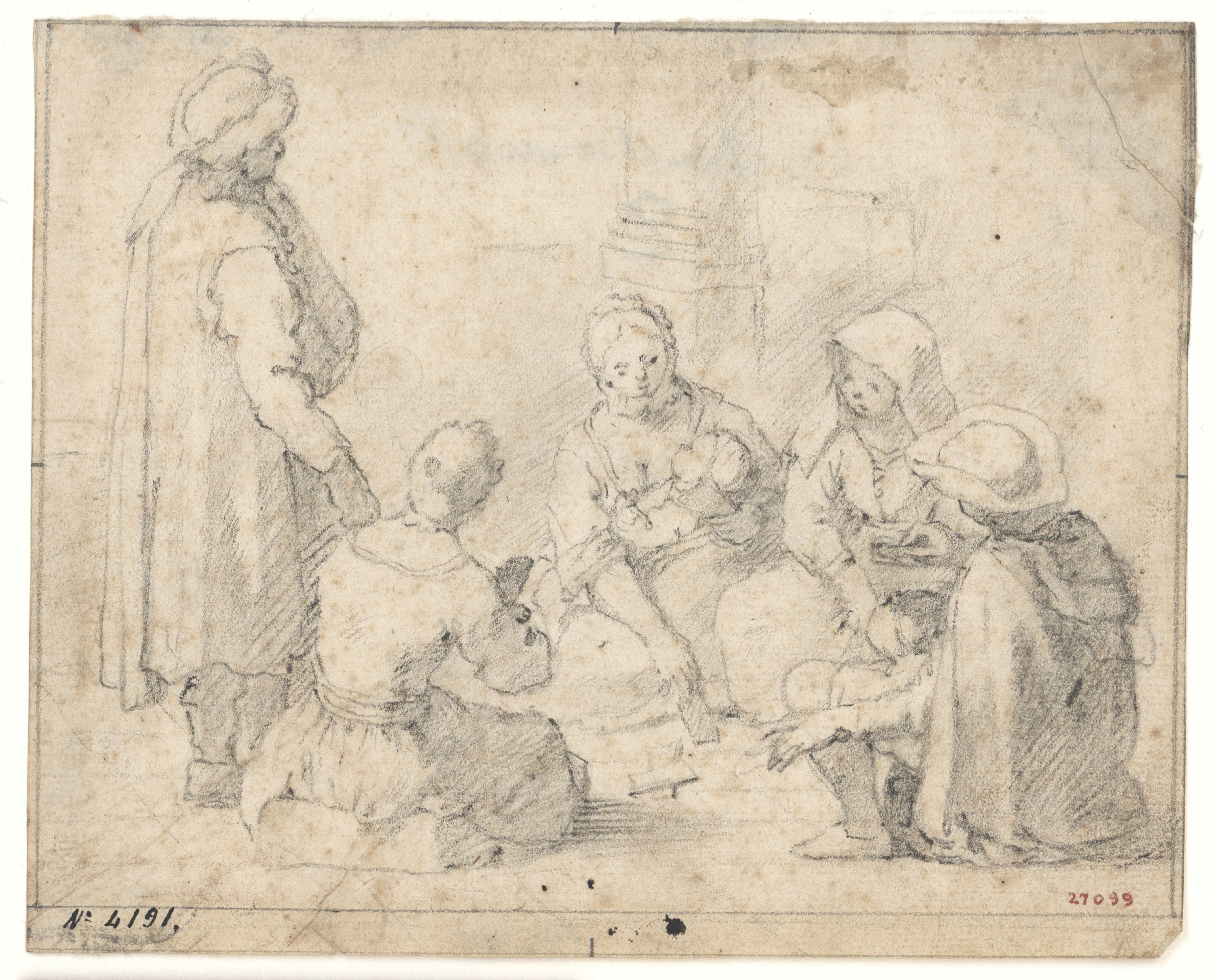 image for: Antoni Viladomat - Jugadors de naips - Cap a 1720-1755