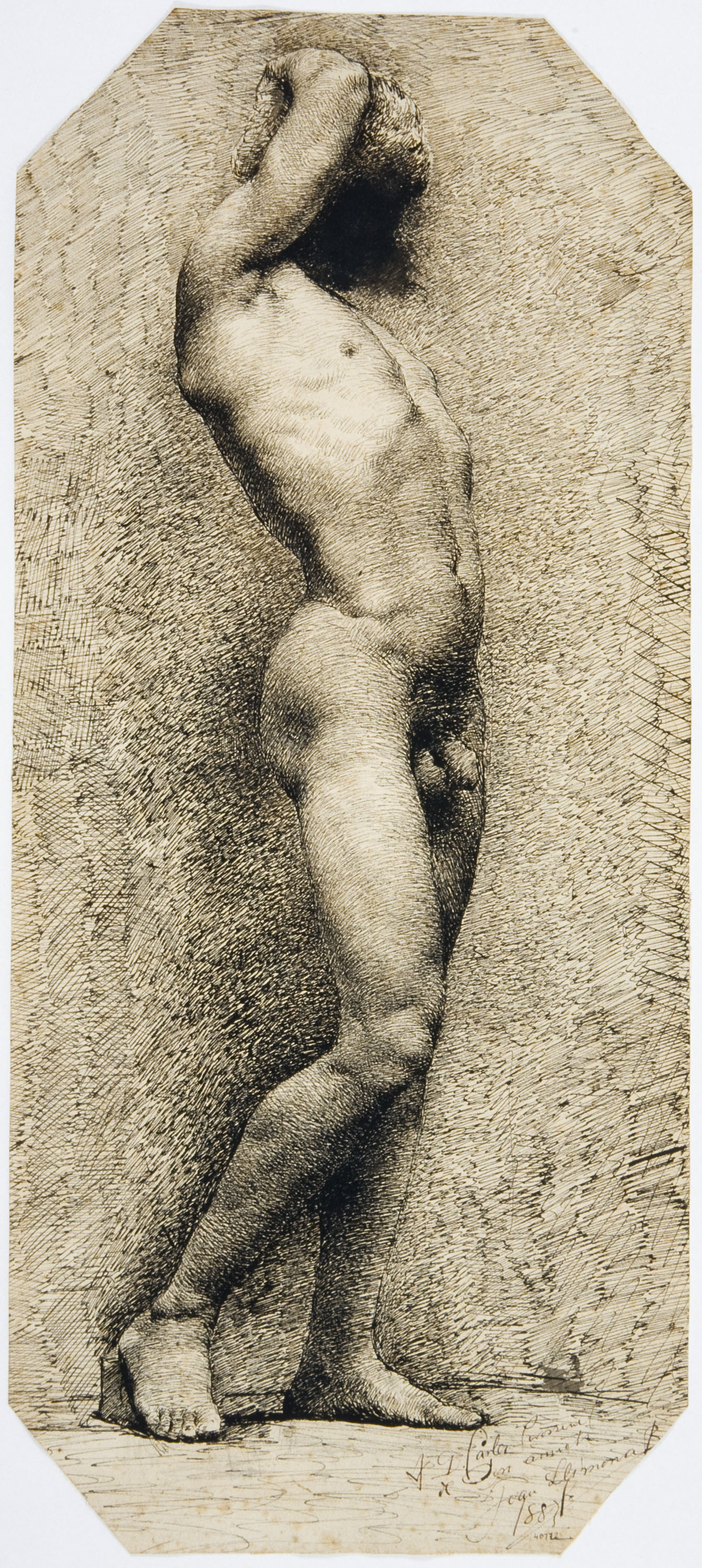 image for: Joan Llimona - Nu masculí - 1883