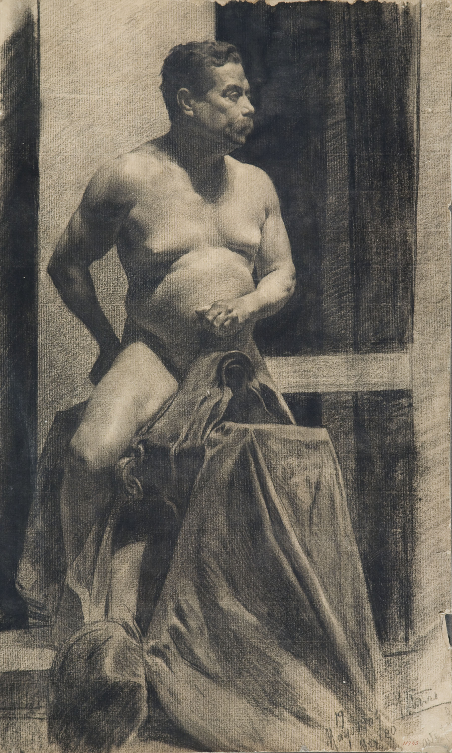 image for: Antoni Fabrés - Nu masculí - 1904
