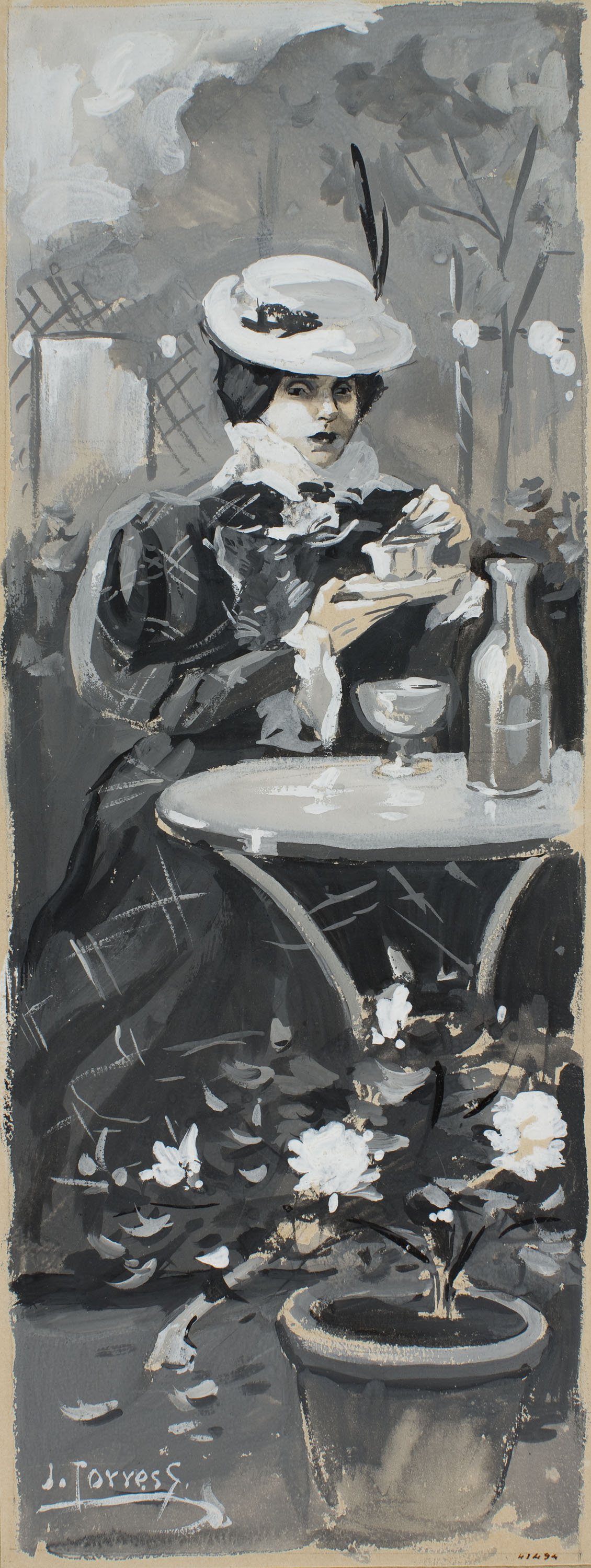 image for: Joaquim Torres-García - Senyora 1900 - Cap a 1900