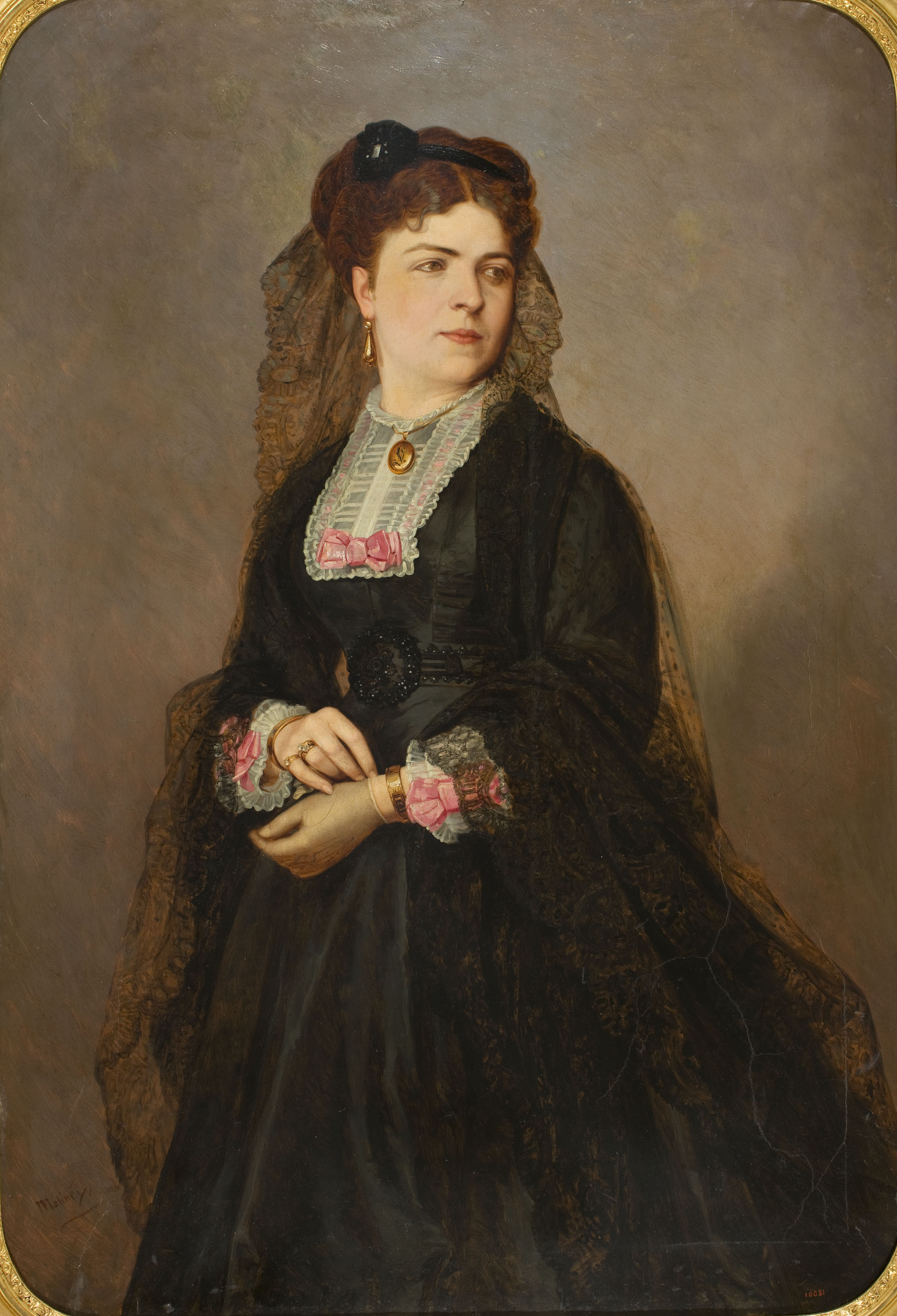 image for: Moliné y Albareda. Barcelona - Retrat femení - Cap a 1870