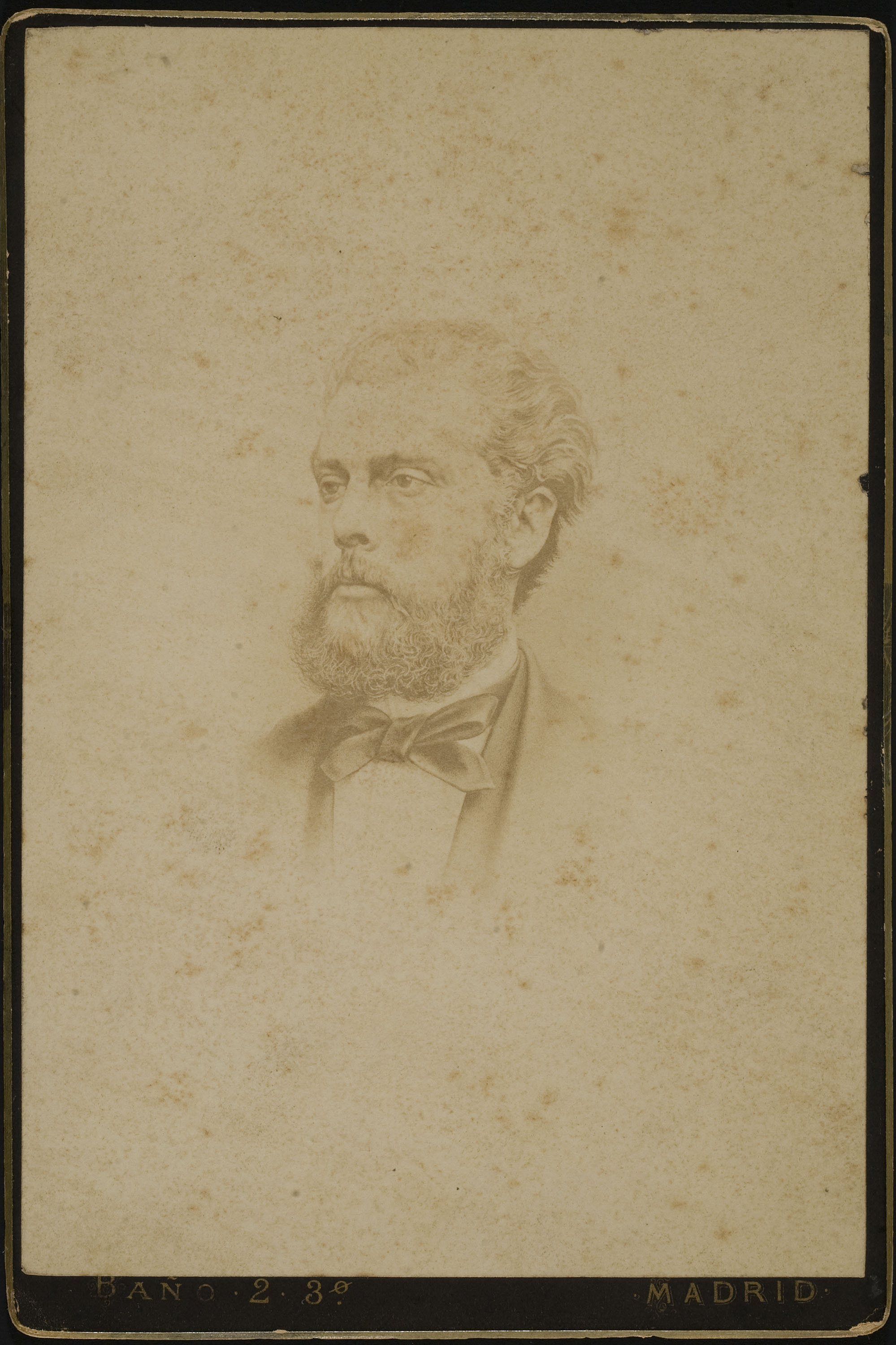 image for: Pedro Martínez de Hebert - Retrat de Víctor Balaguer - Cap a 1890