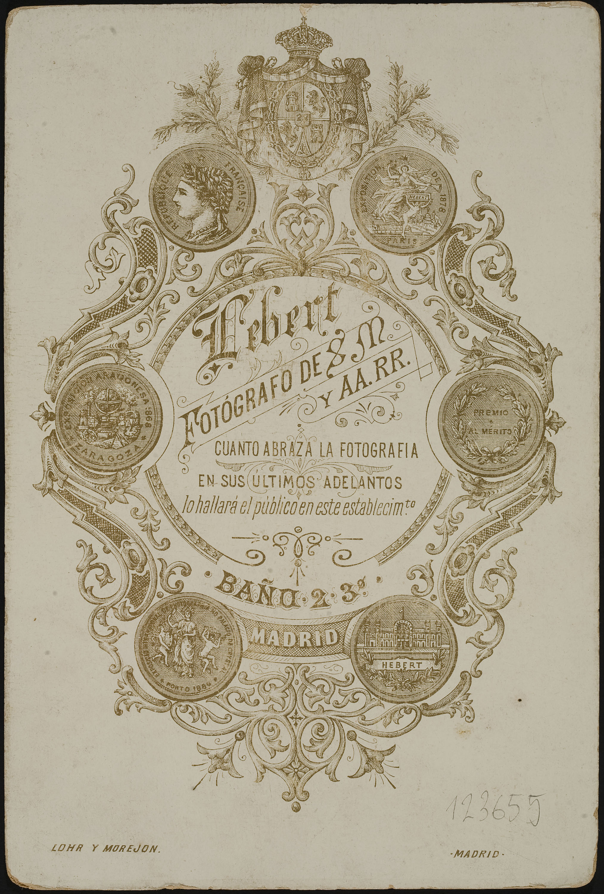 image for: Pedro Martínez de Hebert - Retrat de Víctor Balaguer - Cap a 1890 [1]