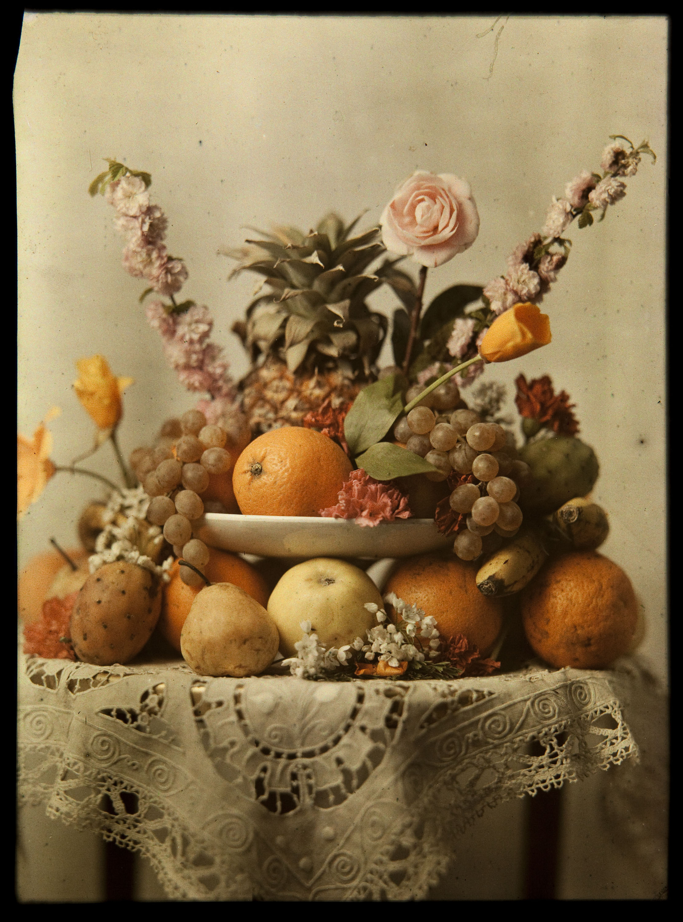 image for: Francesc Carrera Bou - Natura morta amb fruita i flors - Cap a 1922-1926