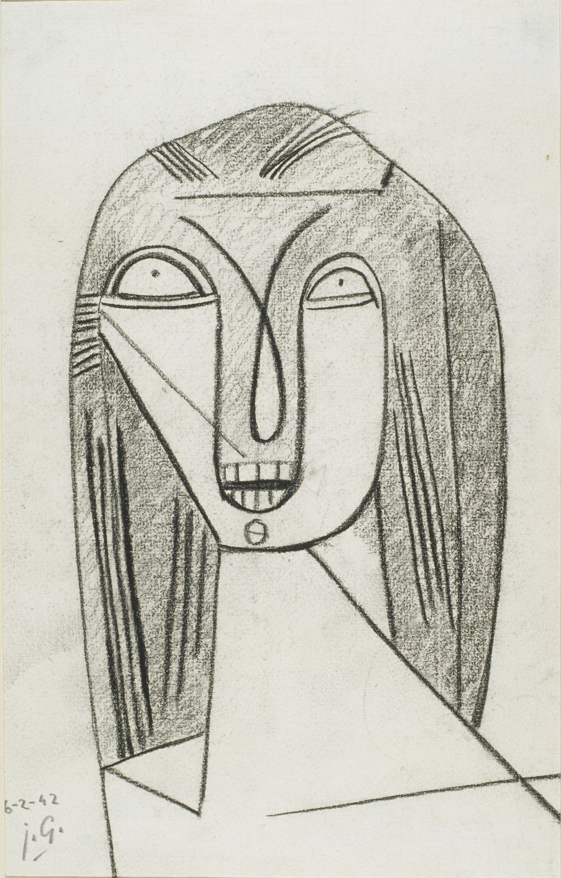 image for: Juli González - Visage étonné (Cara embadalida) - 1942