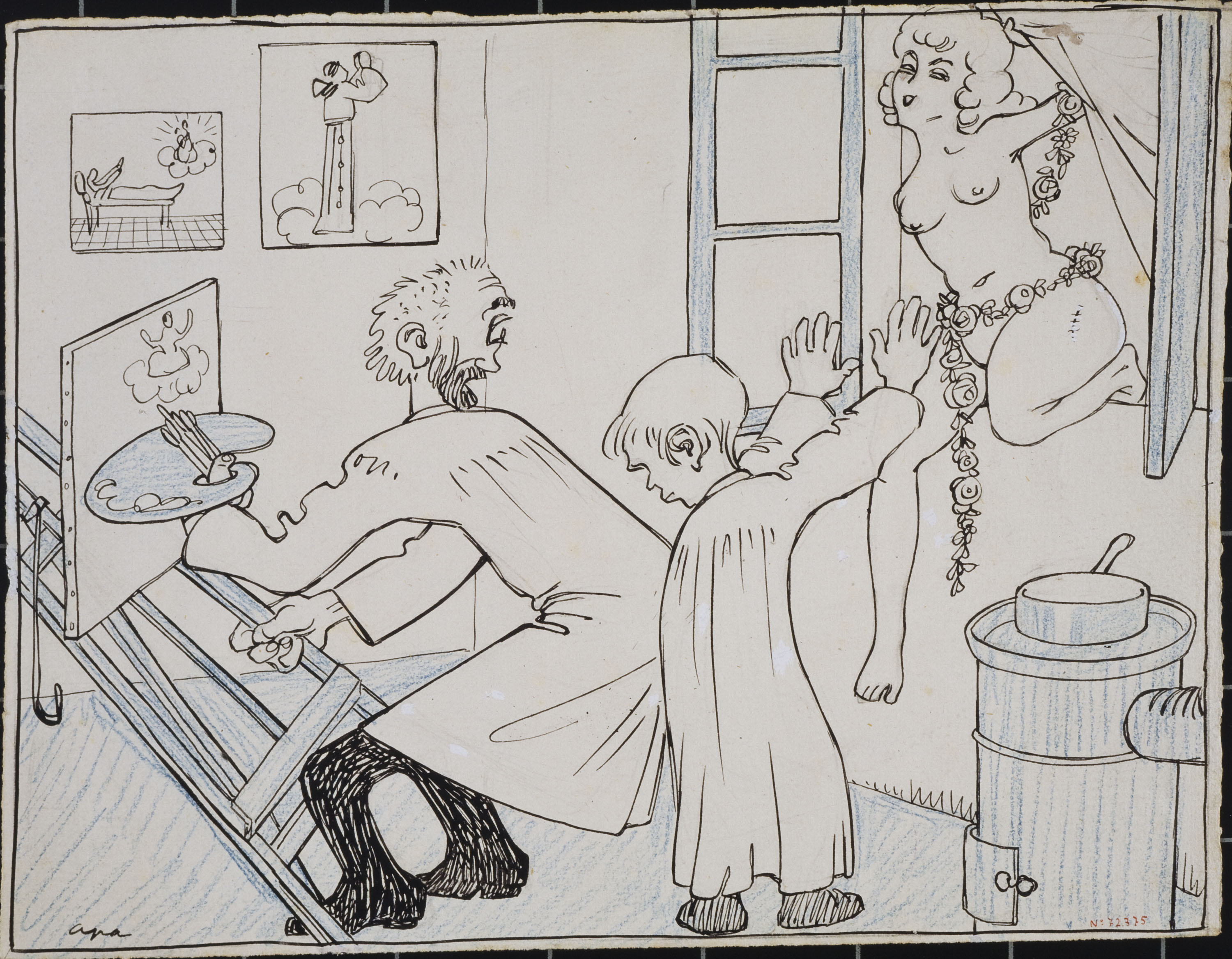 image for: Feliu Elias - La primavera i el pintor de «Sant Lluch» - Cap a 1909