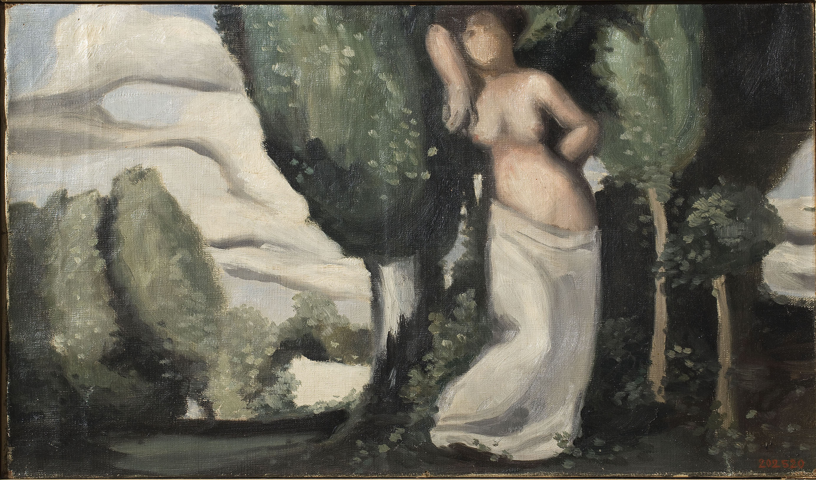 image for: Joan González Pellicer - Nu amb núvols - Cap a 1904-1906