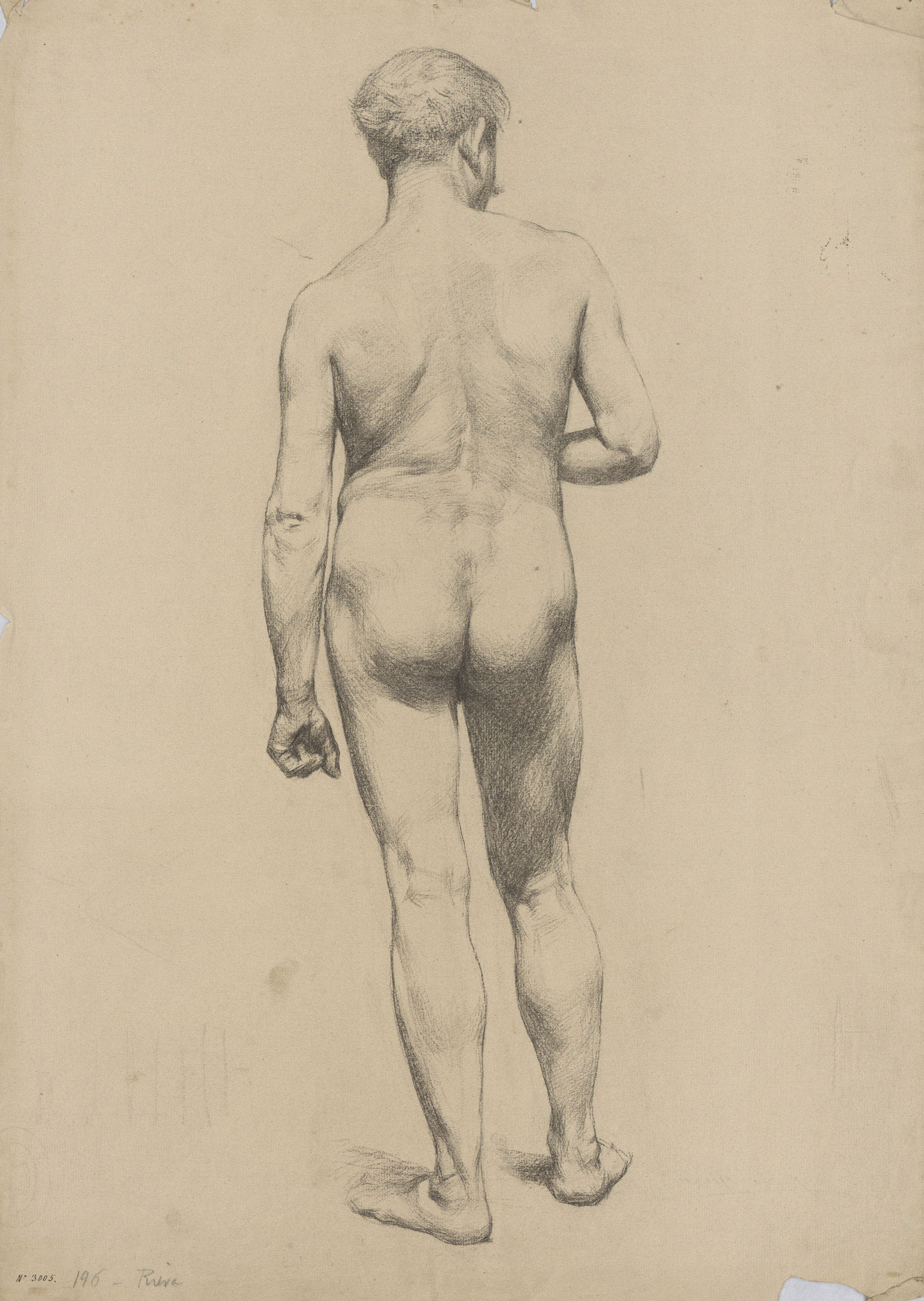 image for: Isidre Riera - Nu masculí - Cap a 1895-1900