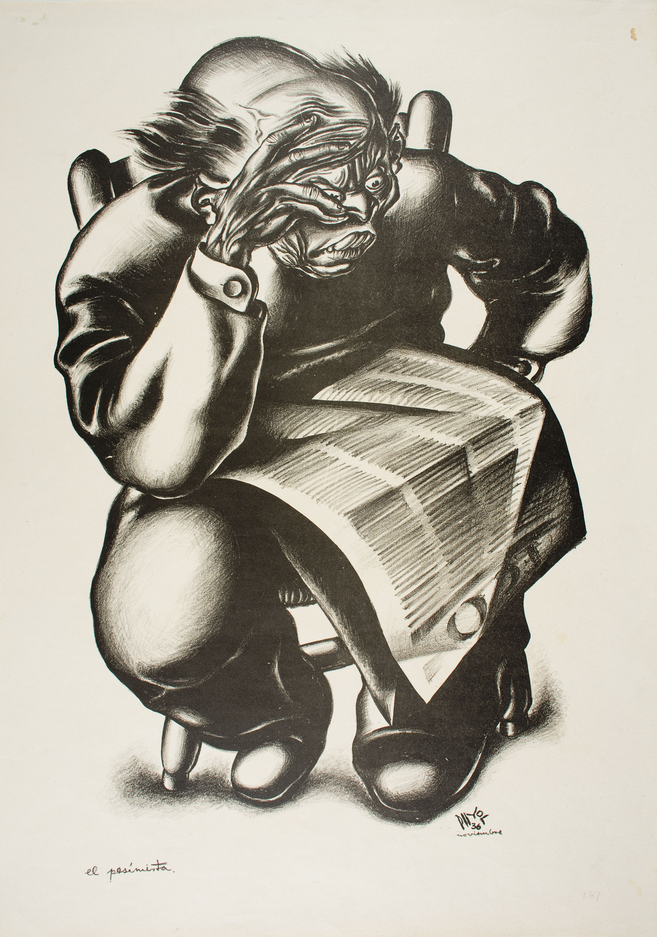image for: Ramón Puyol - El pesimista - 1936