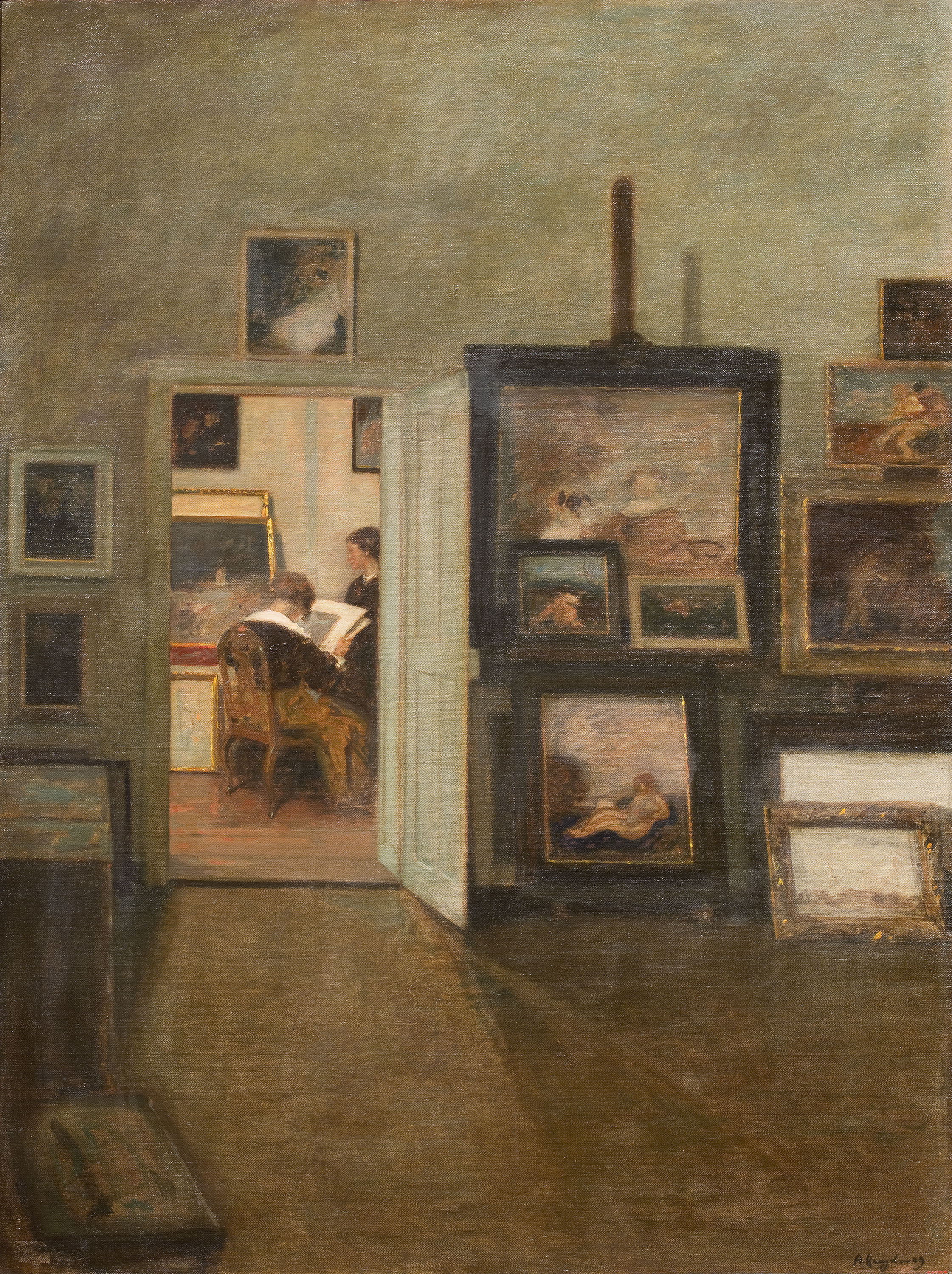 image for: Adolf Hengeler - Racó de taller - 1909
