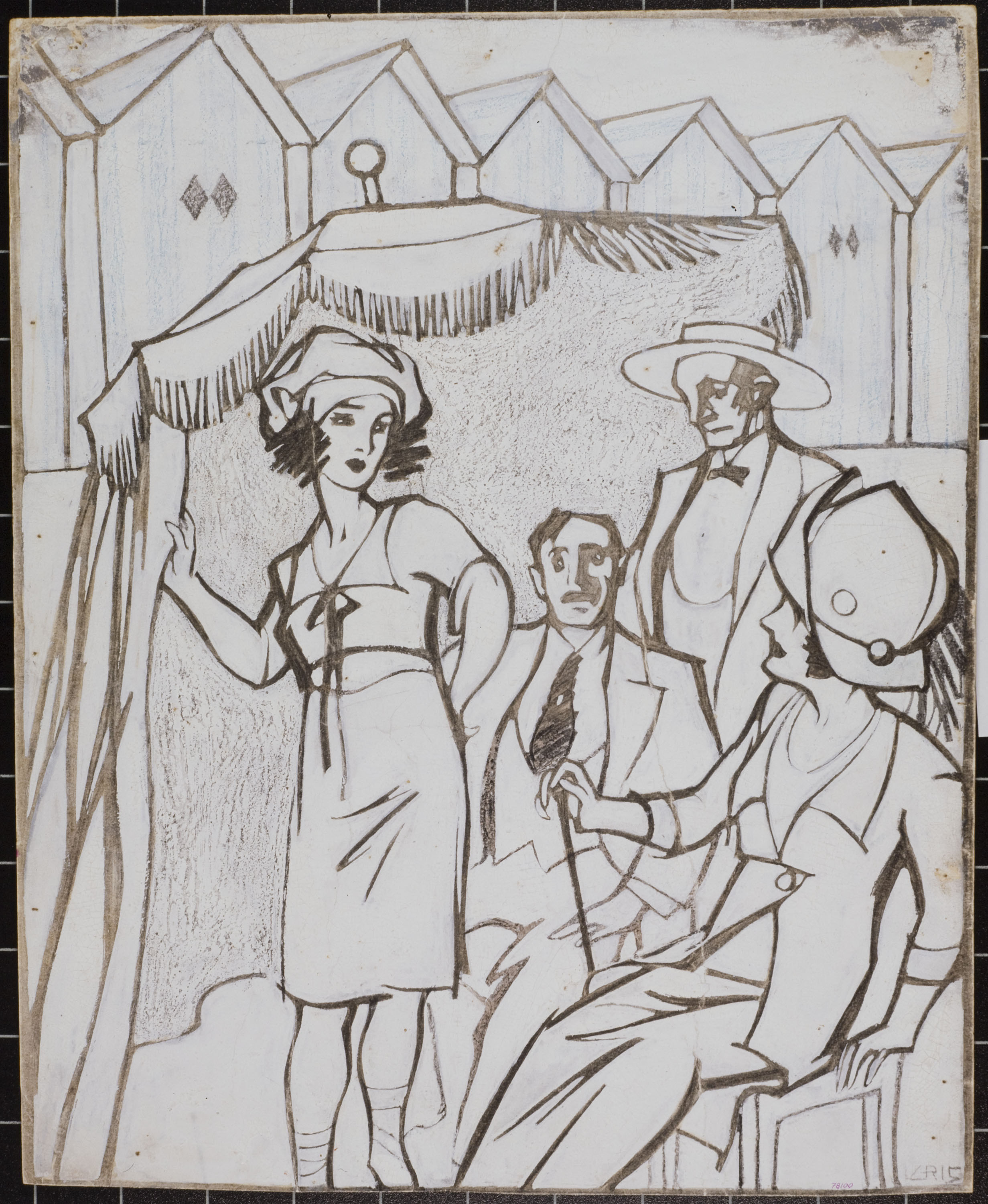 image for: Juan Gris - Plan de campanya - 1911