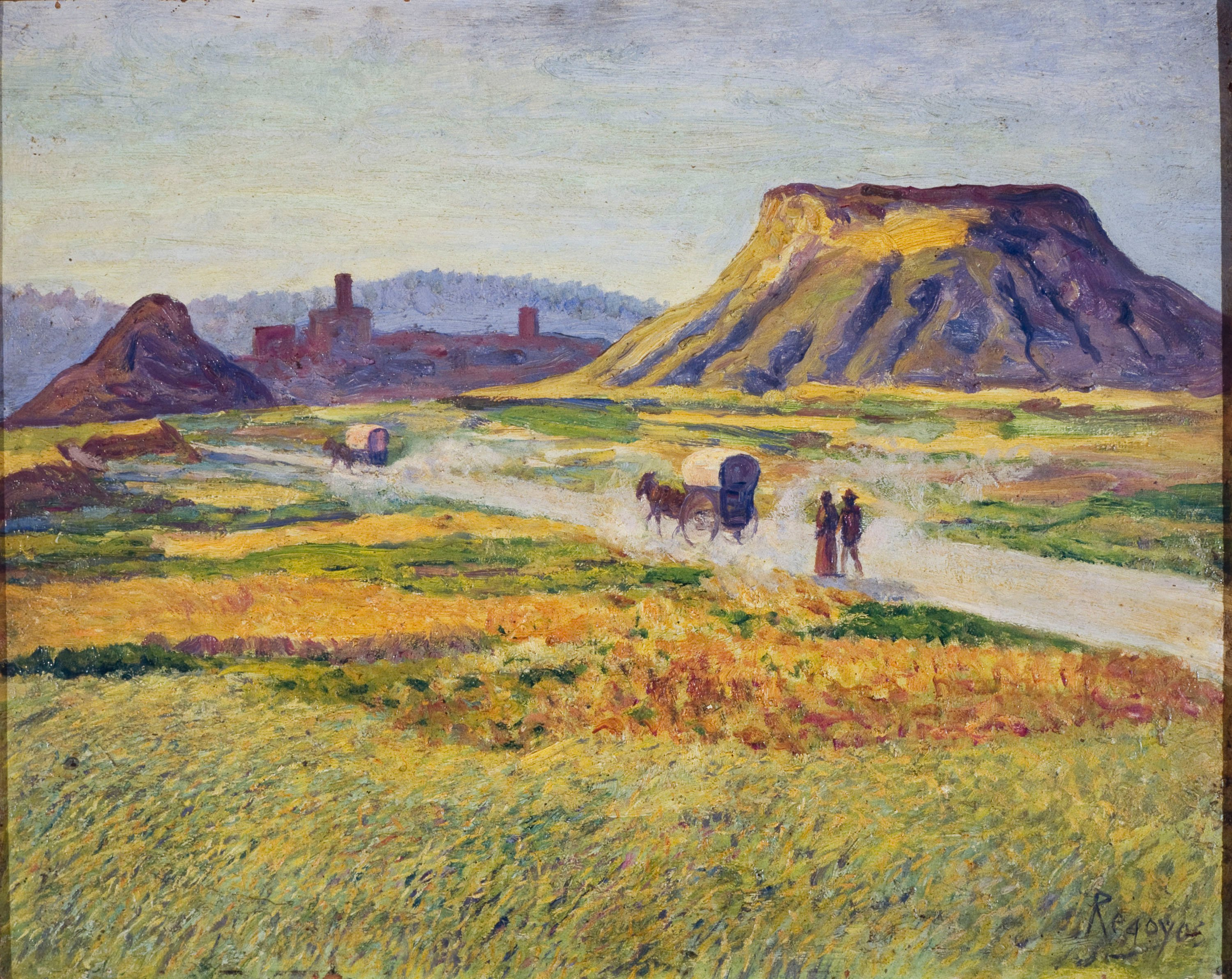 image for: Darío de Regoyos - Carretera de Tona - 1912