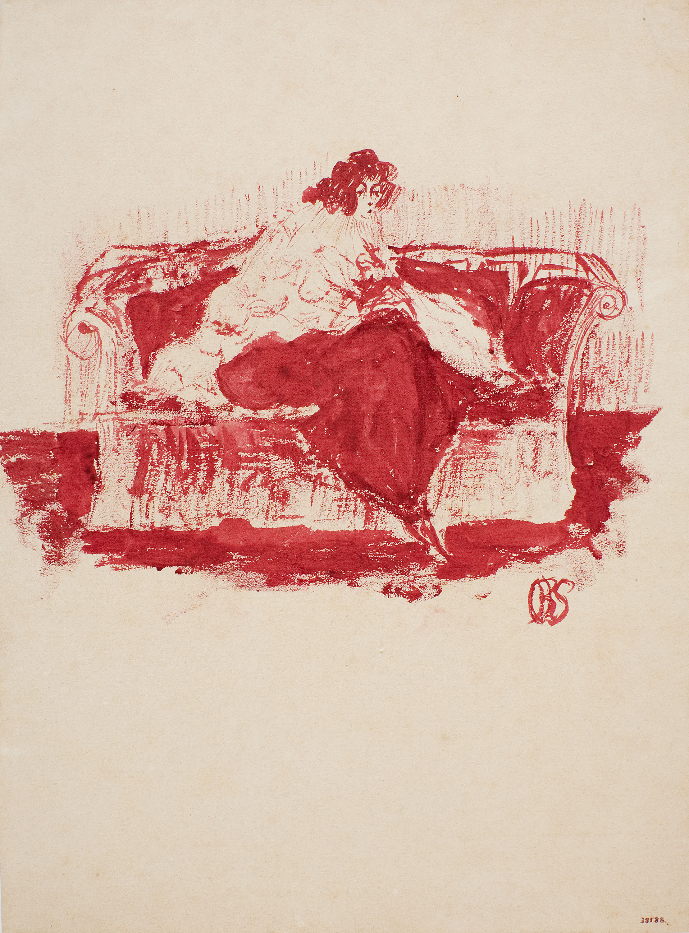 image for: Eugeni d&#039;Ors - Retrat de Charlotte Rower - 1902