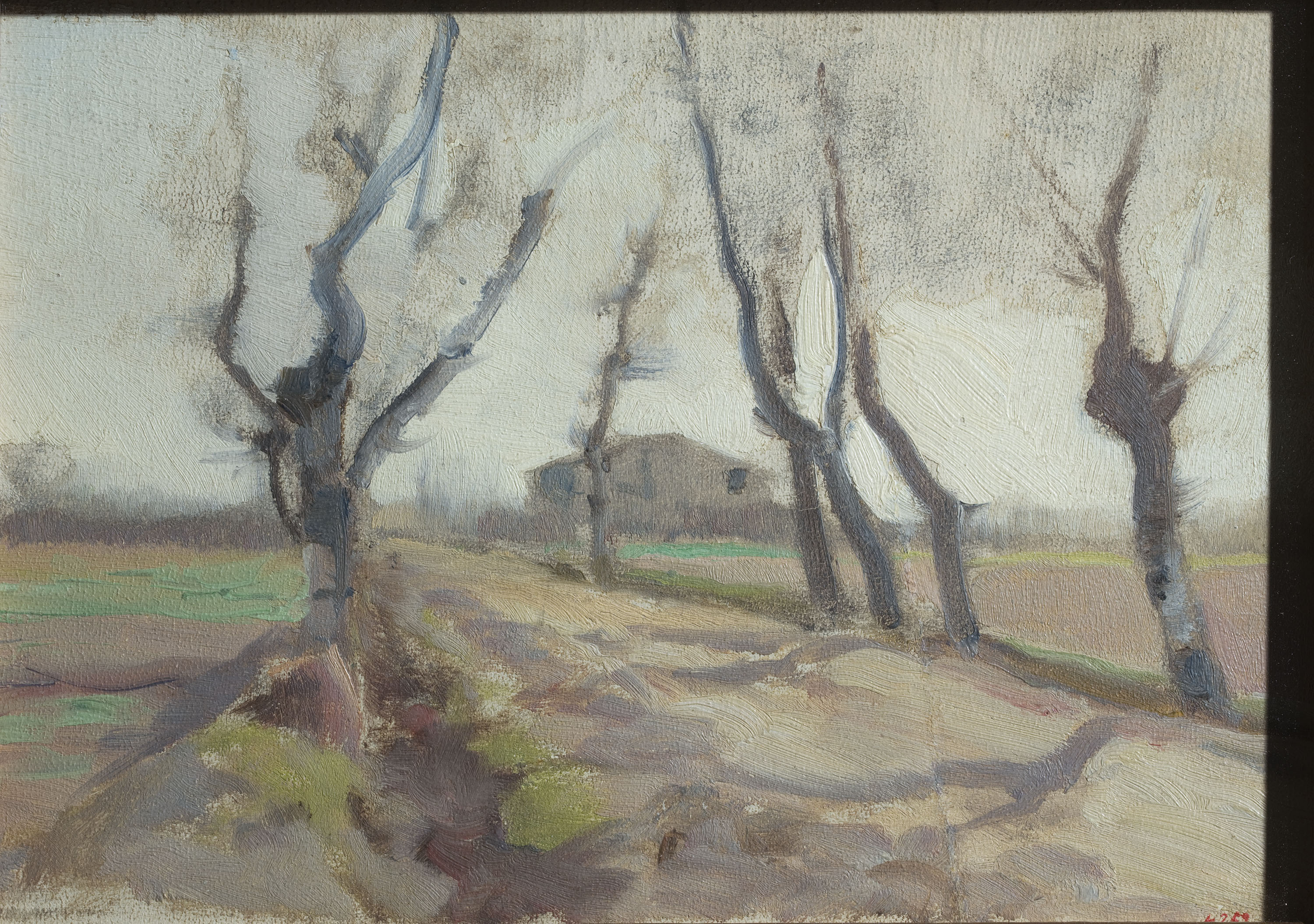 image for: Joaquim Vayreda - Carretera de Gavà - Cap a 1892-1894