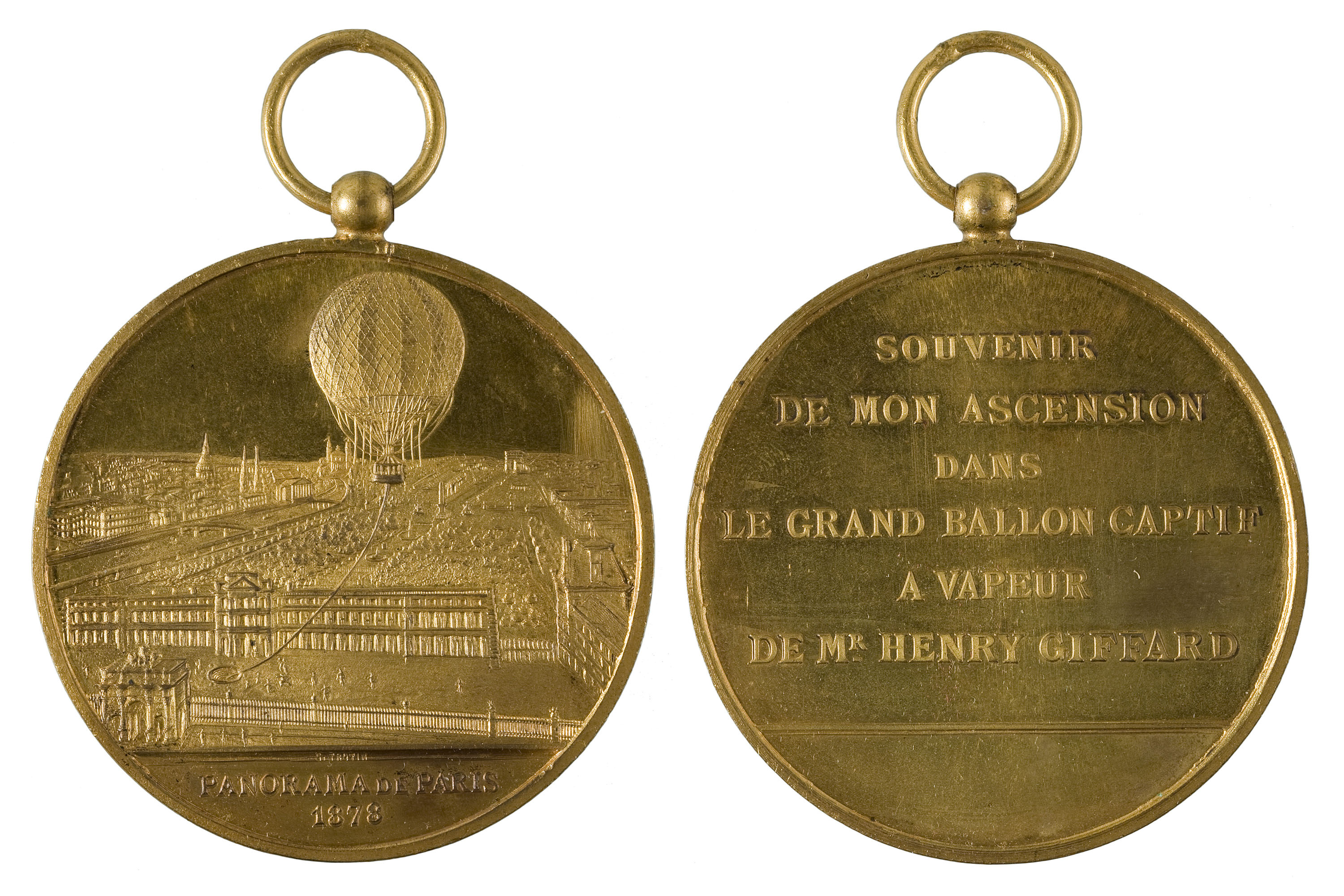 image for: Charles Trotin - Record d&#039;una ascensió en globus - 1878