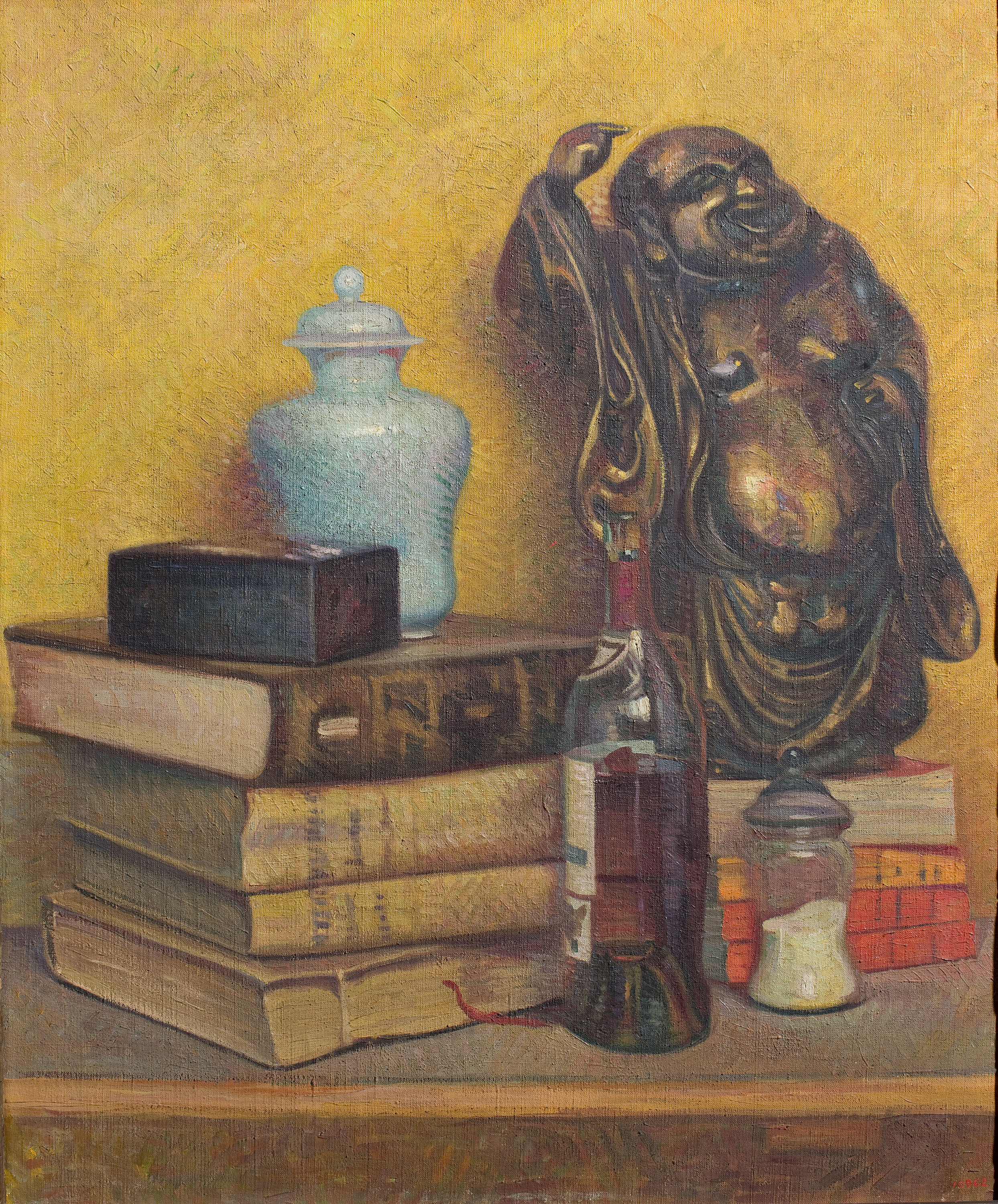 image for: Feliu Elias - Natura morta del déu Hotei - 1918