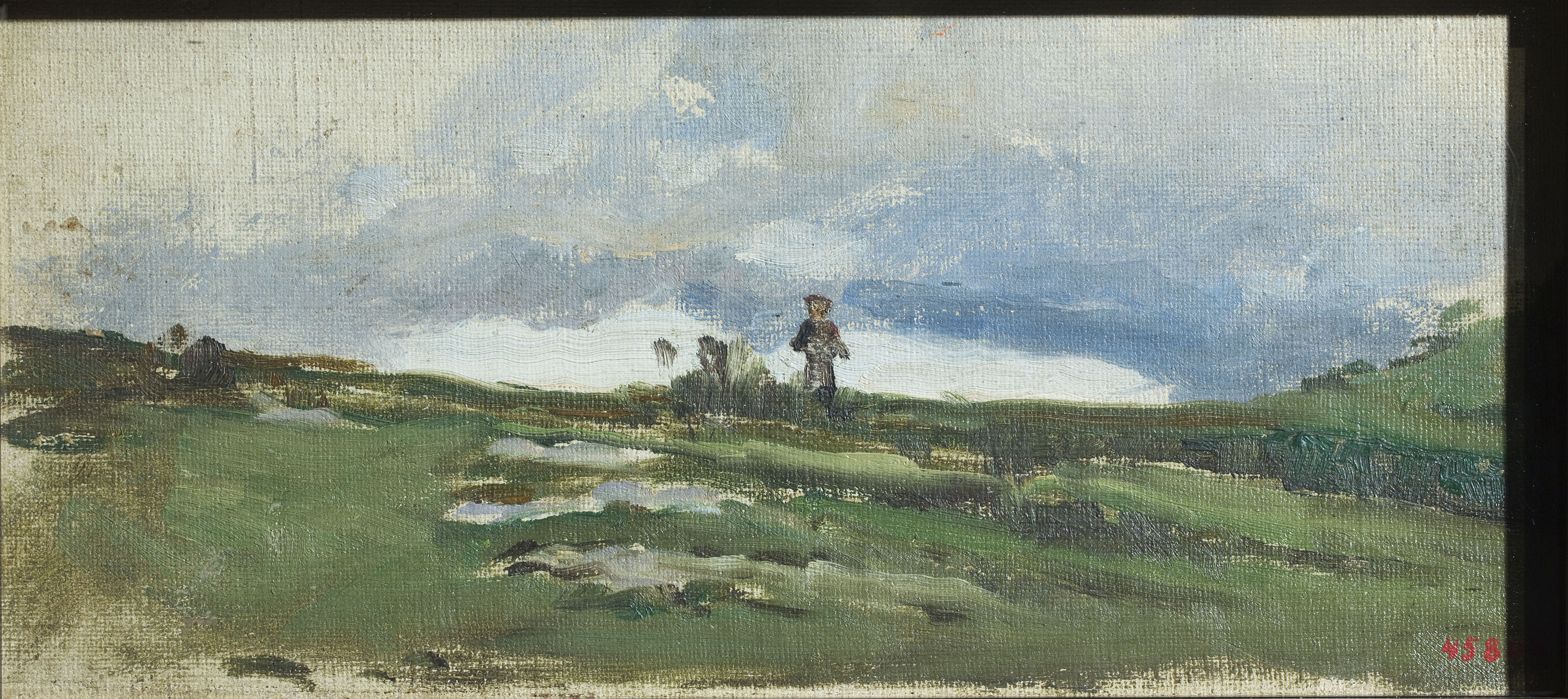image for: Joaquim Vayreda - Nota de paisatge - Cap a 1870-1890