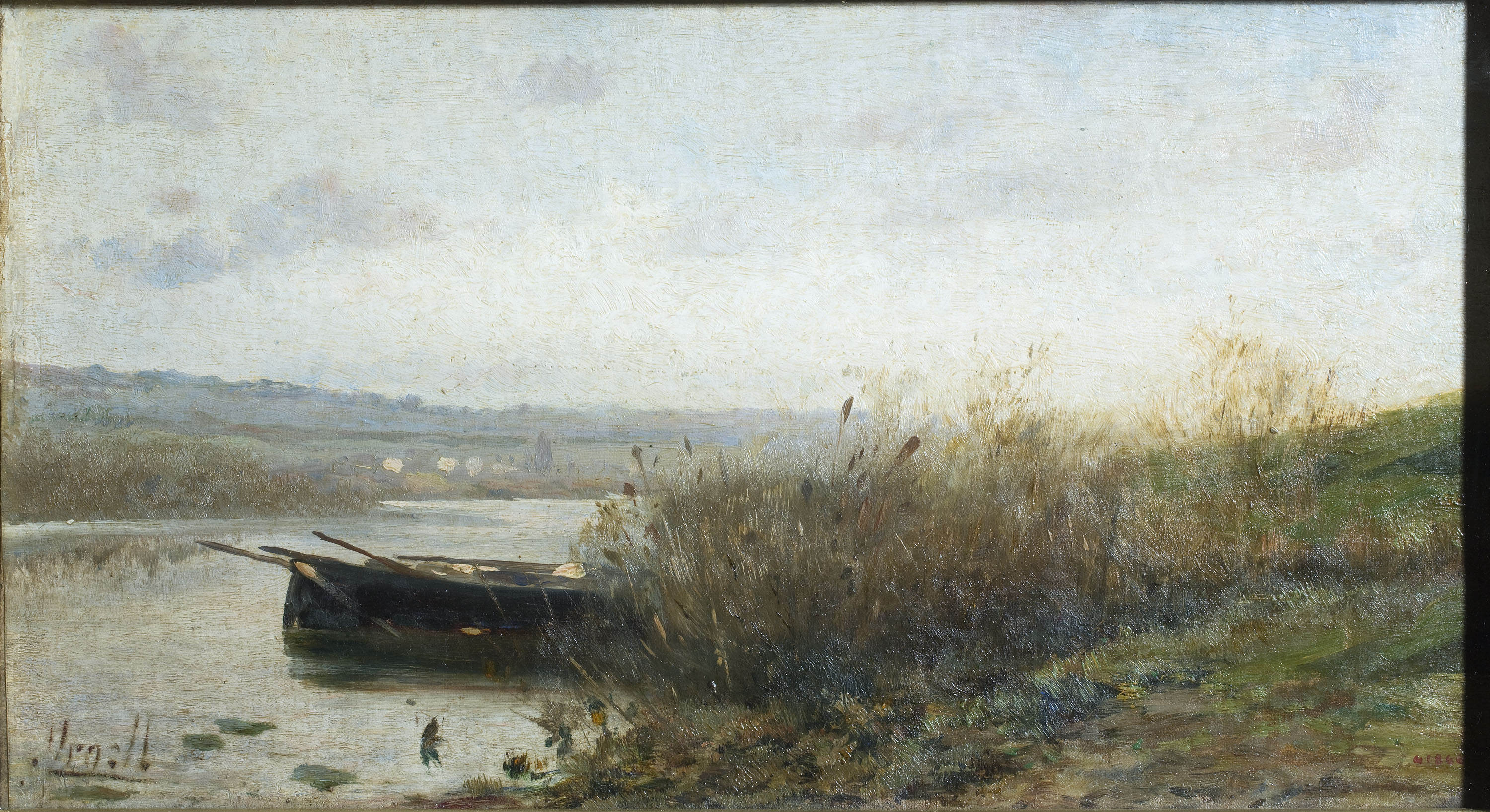 image for: Modest Urgell - Barca a la vora de l&#039;estany de Banyoles - Cap a 1897