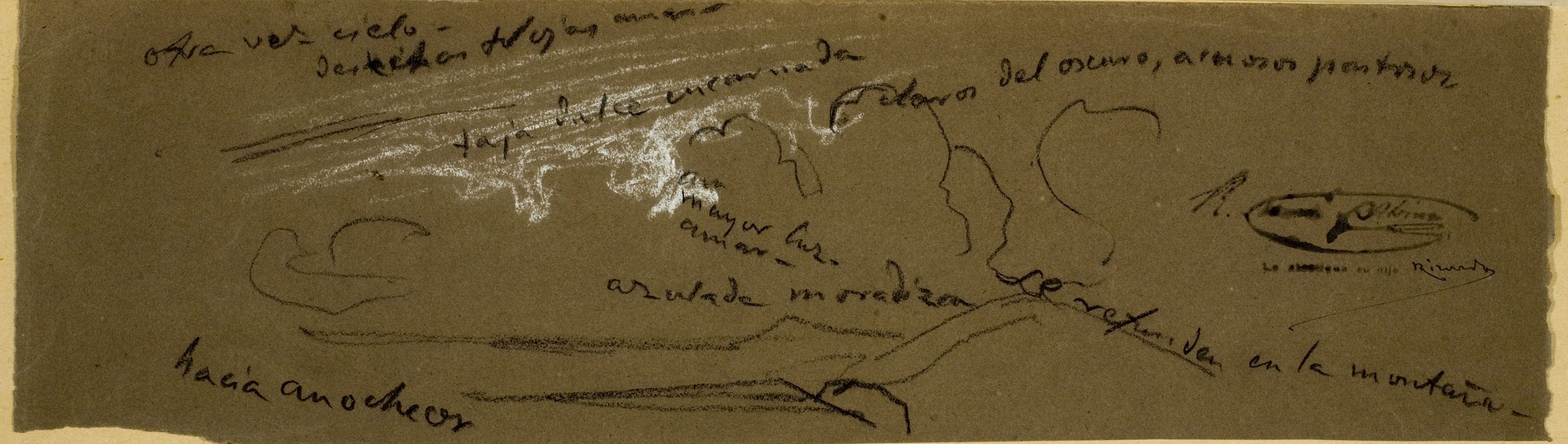 image for: Ramon Martí i Alsina - Estudis de cel - Cap a 1865-1870