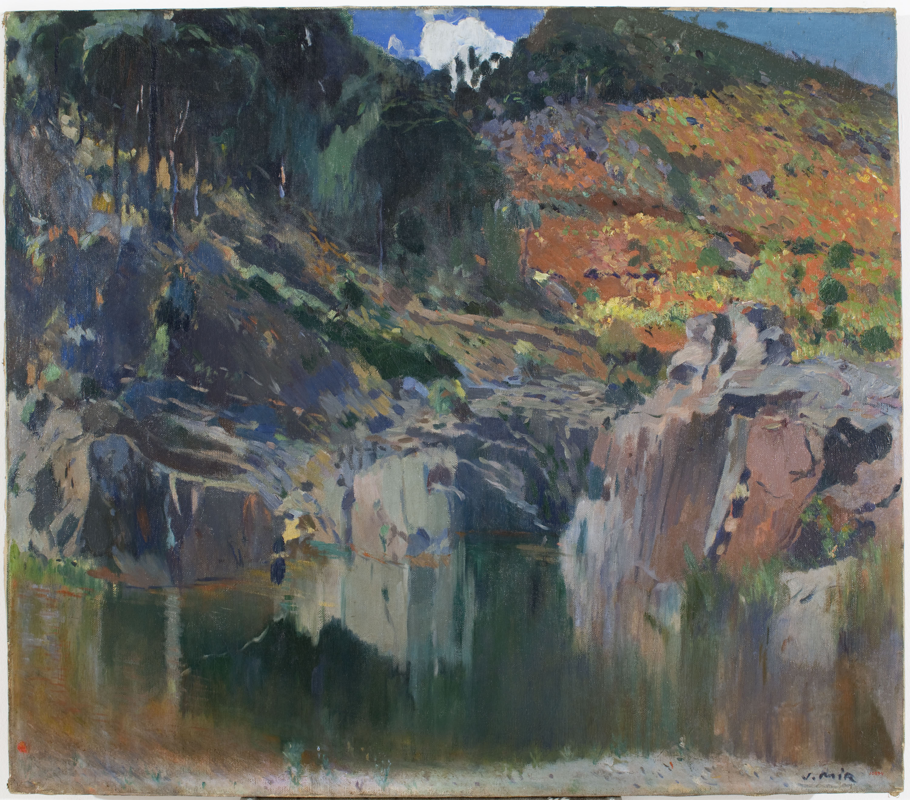 image for: Joaquim Mir - El gorg de la Trona (Siurana, el Priorat) - Cap a 1907-1914