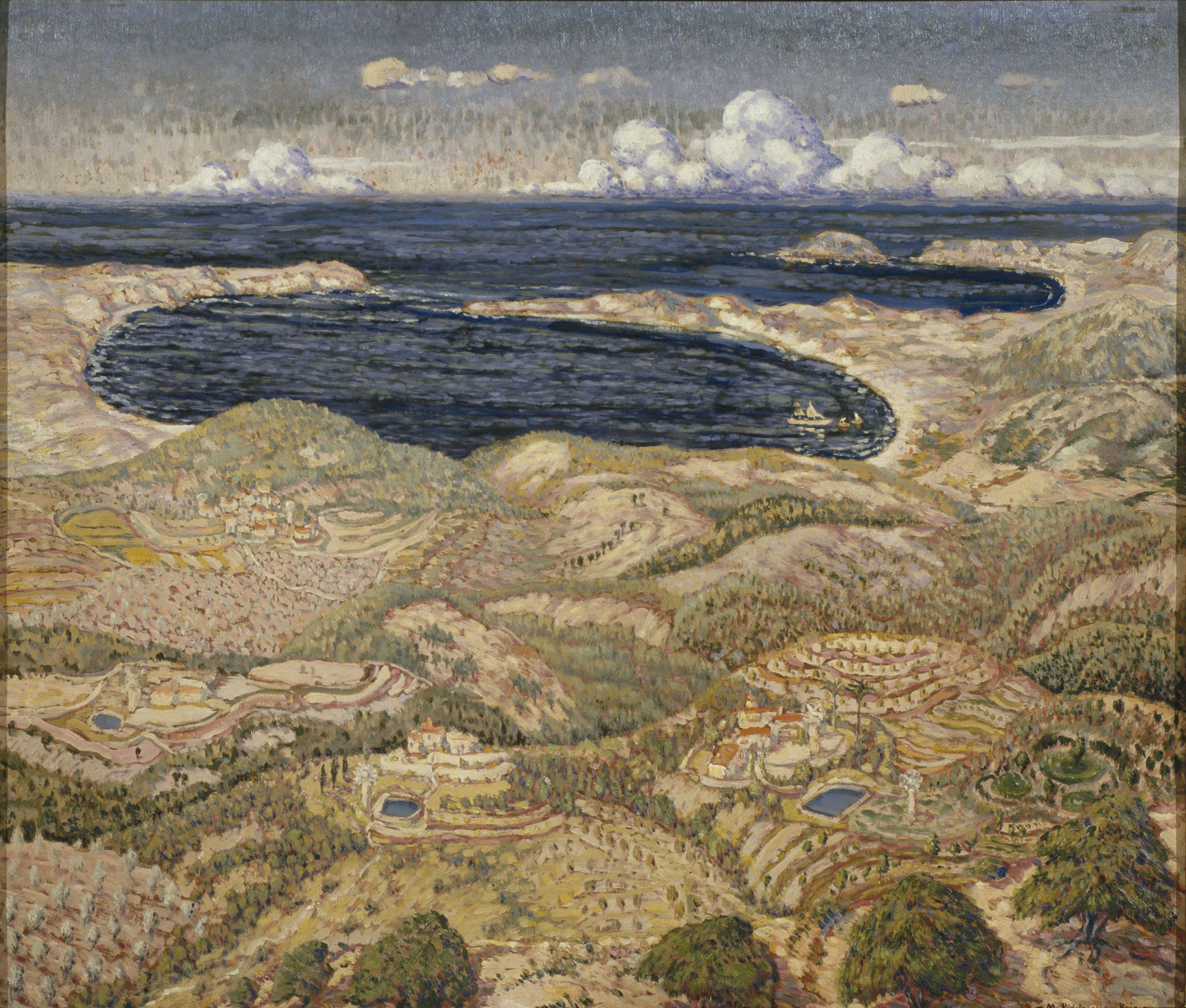 image for: Marià Pidelaserra - Badia mallorquina - 1914