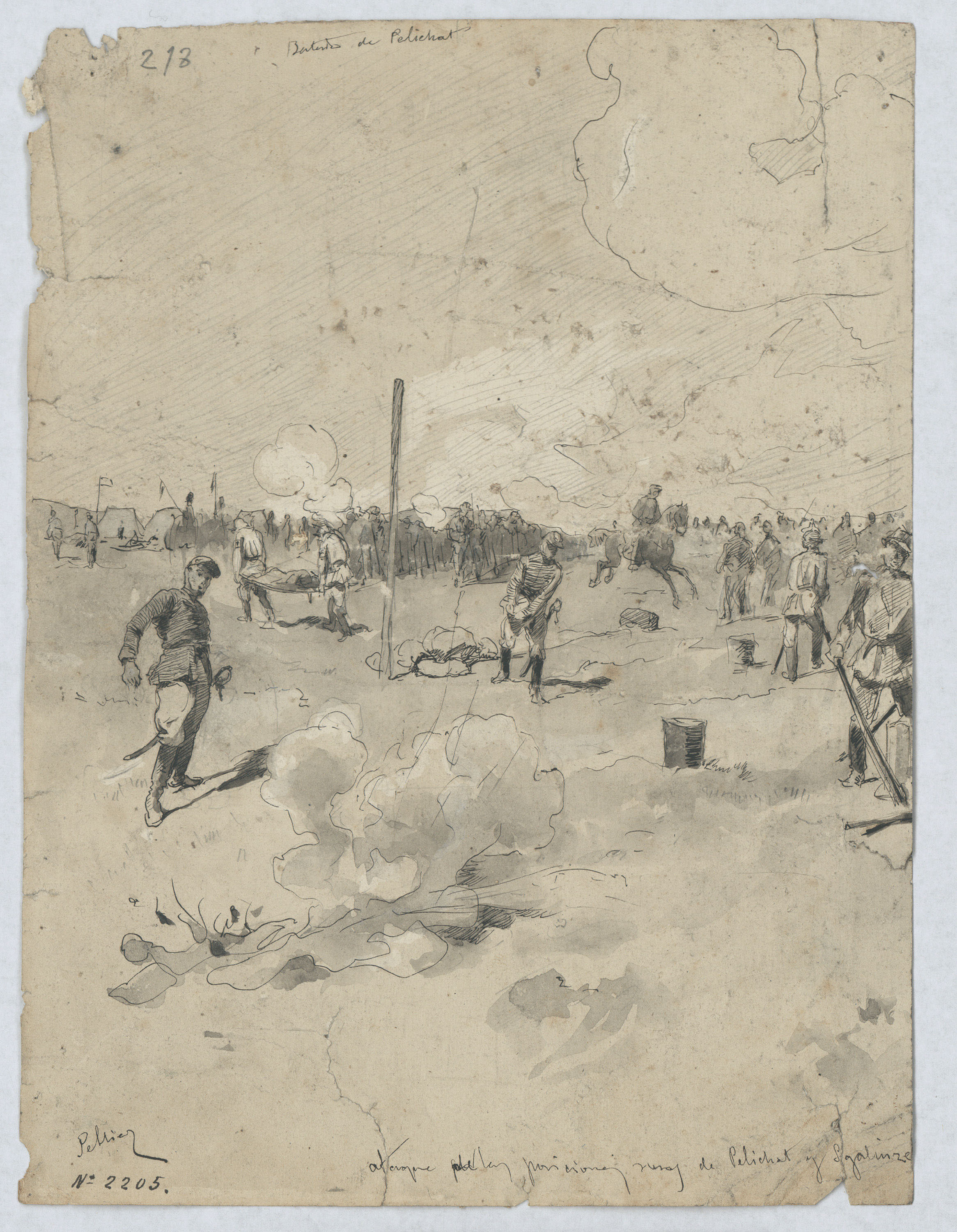 image for: Josep Lluís Pellicer - Bateria de Pelichat - 1877