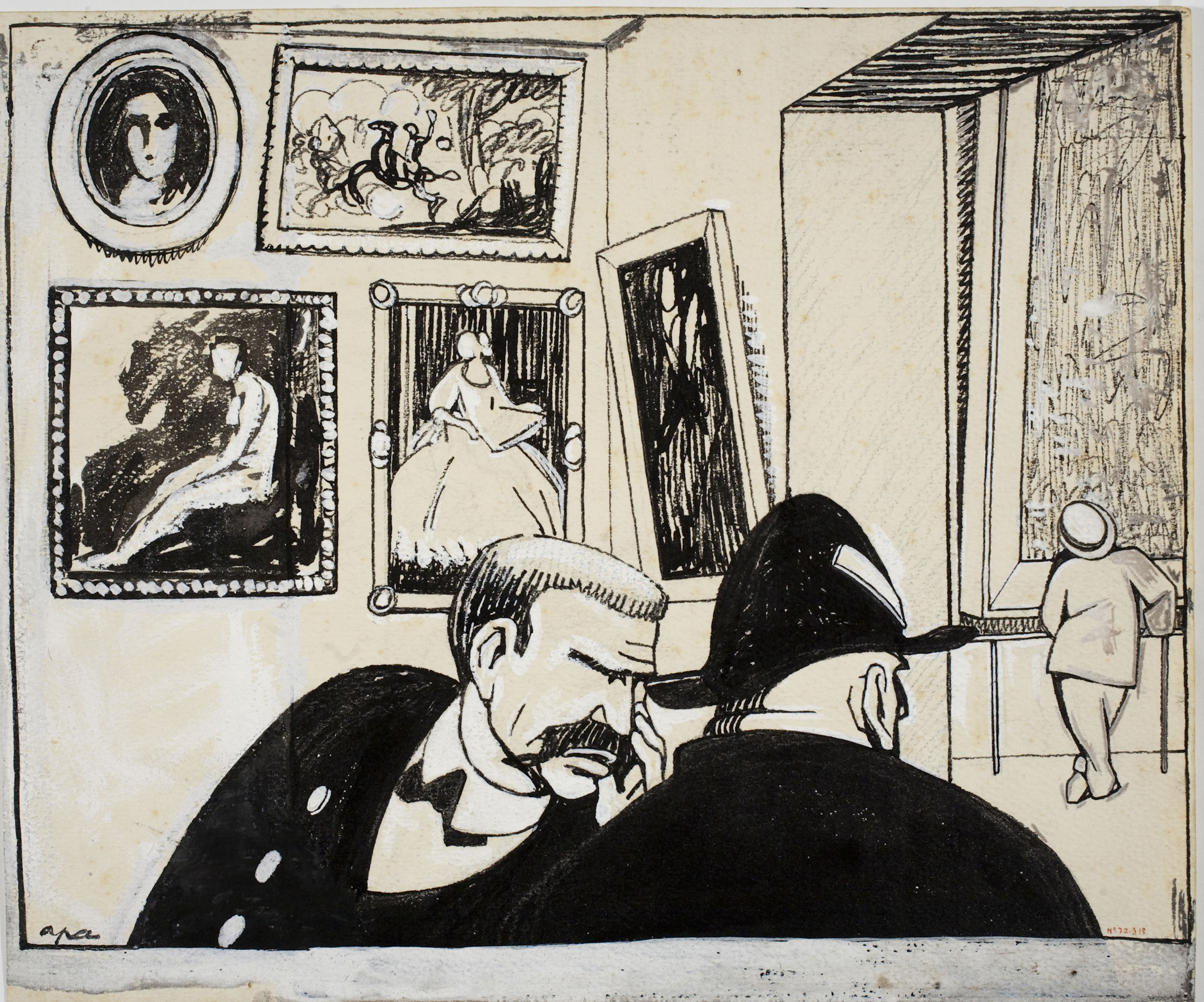 image for: Feliu Elias - Al museu - Cap a 1910