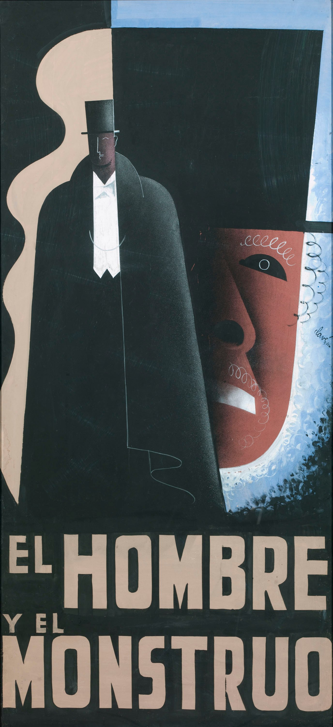 image for: Antoni Clavé - El hombre y el monstruo - 1934