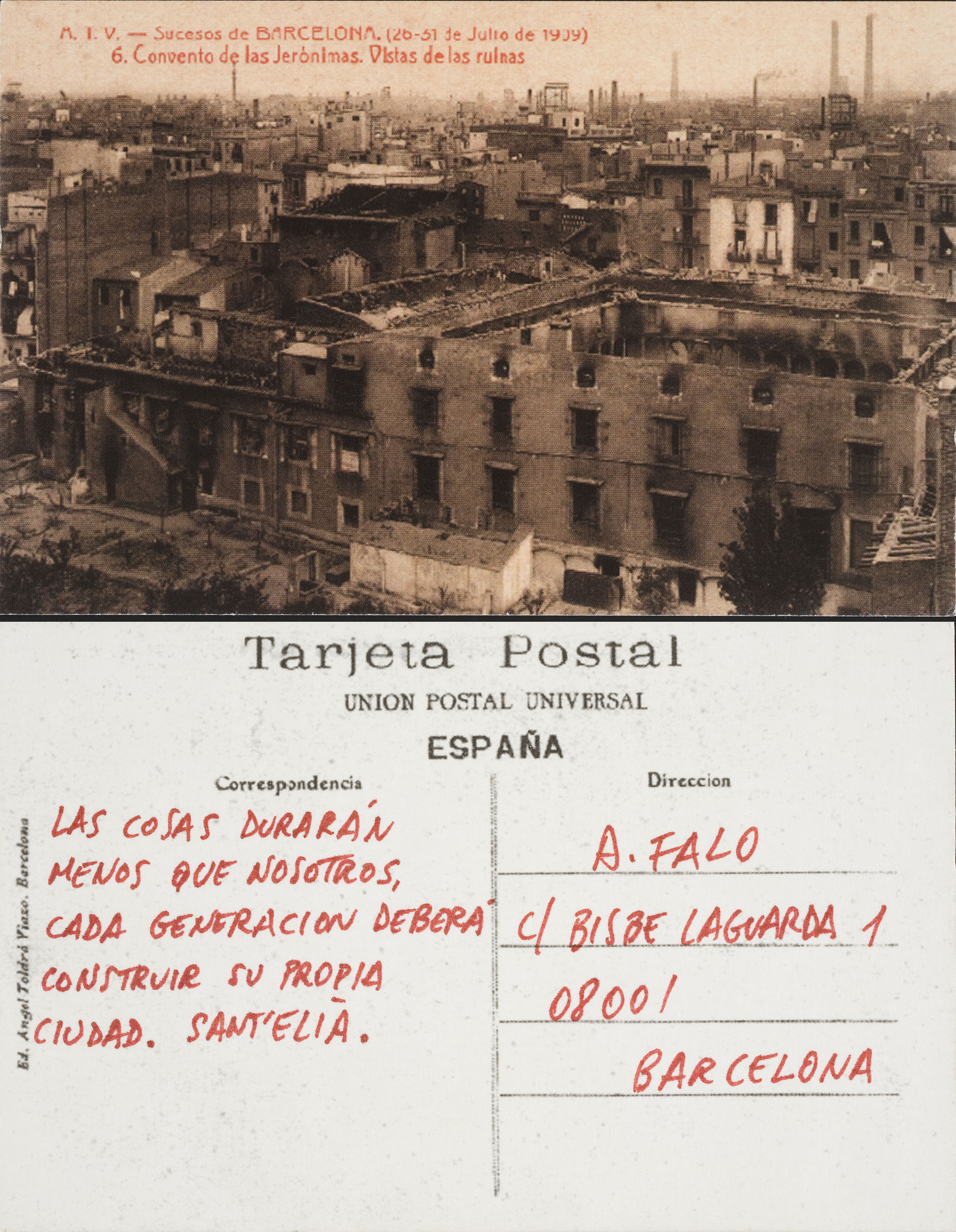 image for: Àngel Toldrà - Sucesos de Barcelona (100 postals sobre els incendis de la Setmana Tràgica) - Barcelona, 1909 [2]