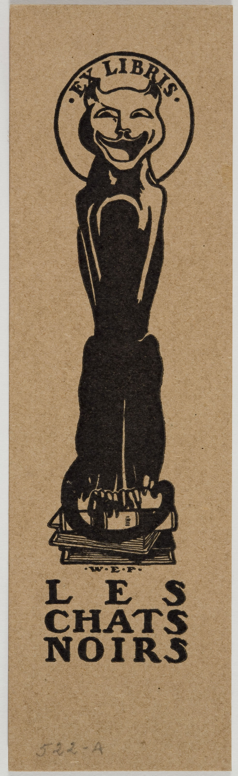 image for: William Edgar Fisher - Ex-libris Les chats noirs - 1901