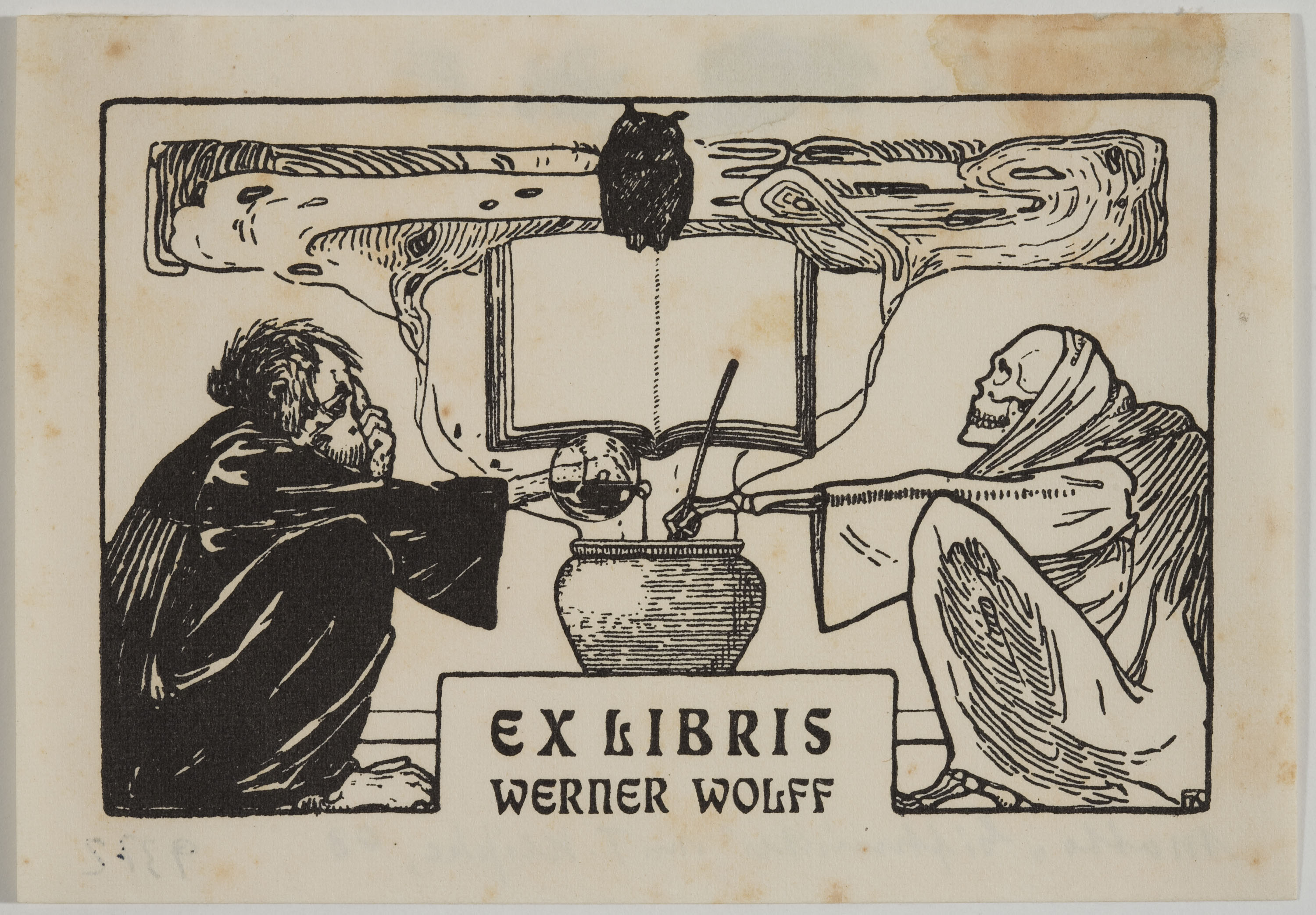 image for: Felix Klipstein - Ex-libris Werner Wolff - 1903