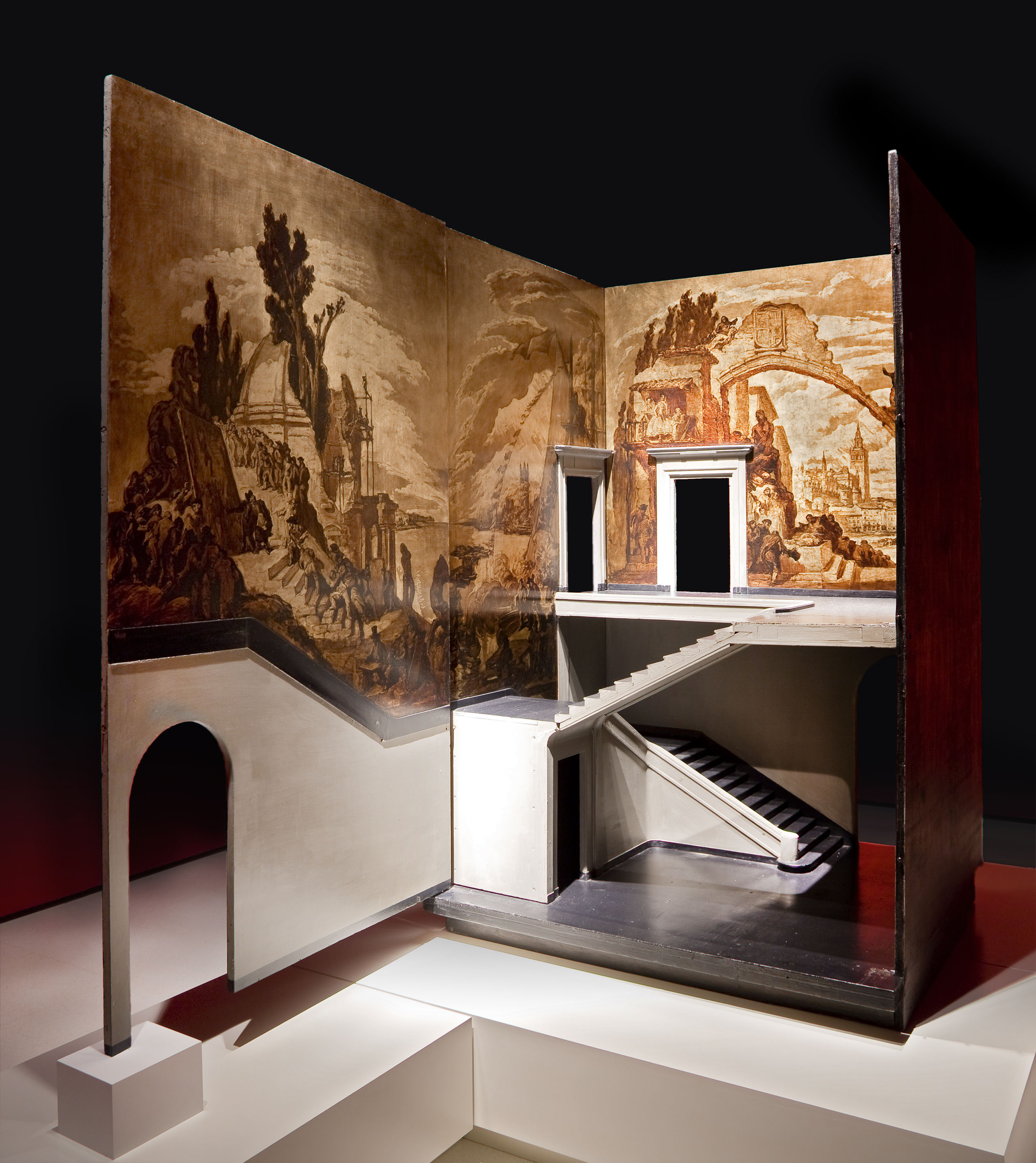 image for: Josep Maria Sert - L&#039;efecte del temps sobre els monuments. Maqueta per a la decoració d&#039;una escala de la Tate Gallery de Londres - 1926