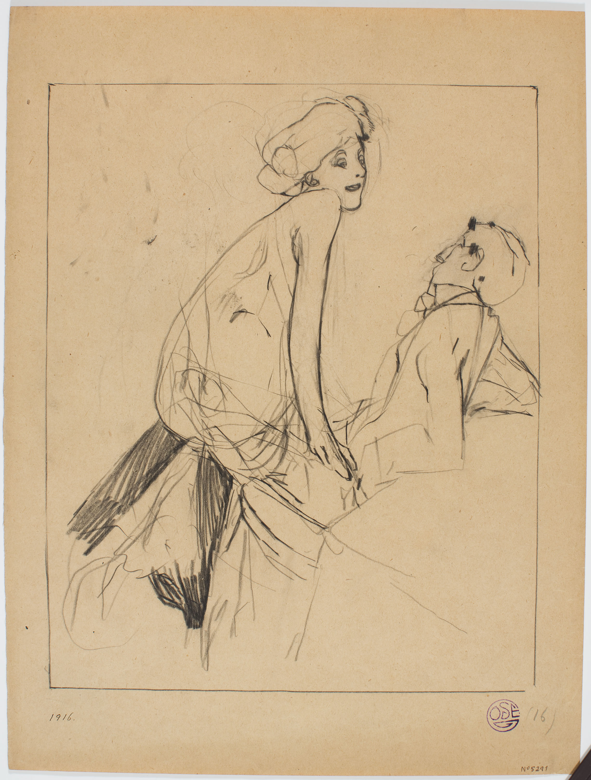 image for: Francesc Xavier Gosé - Cocotte i cavaller - Cap a 1906-1909