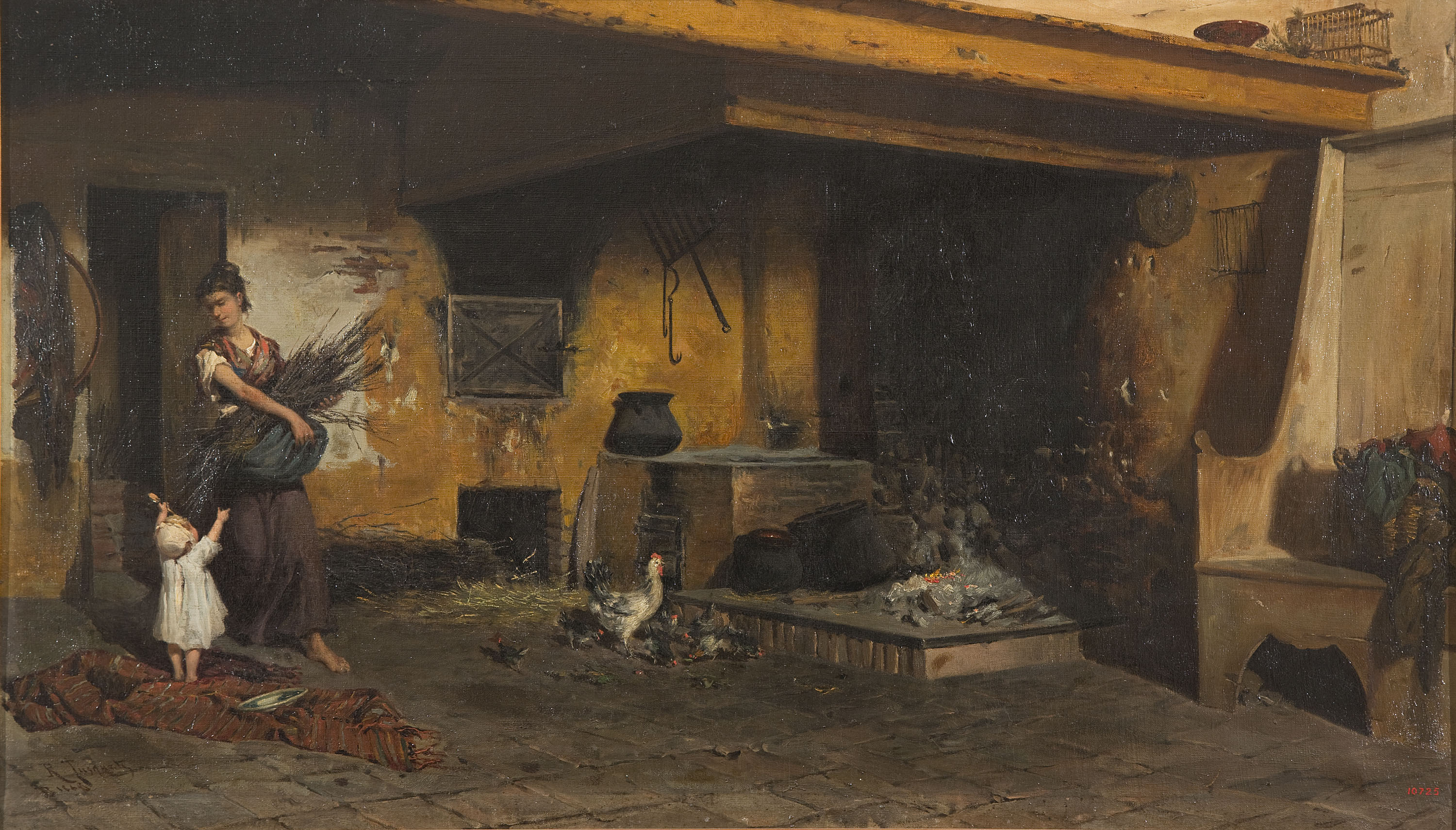 image for: Ramon Tusquets - Cuina de can Cabassa, prop de Rubí - 1868