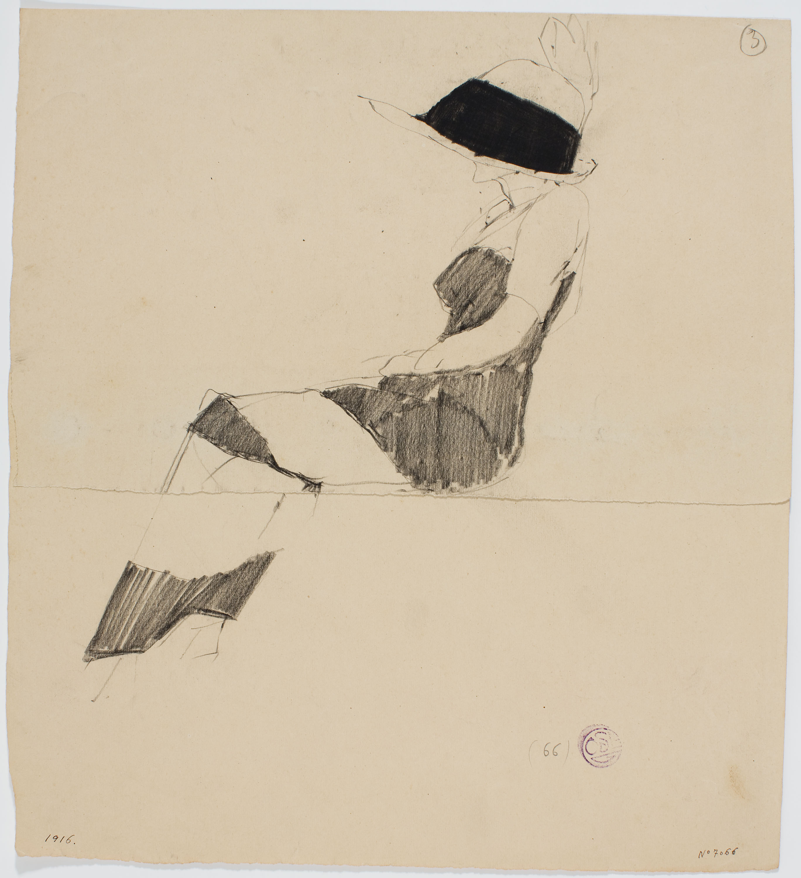 image for: Francesc Xavier Gosé - Dama asseguda - Cap a 1910